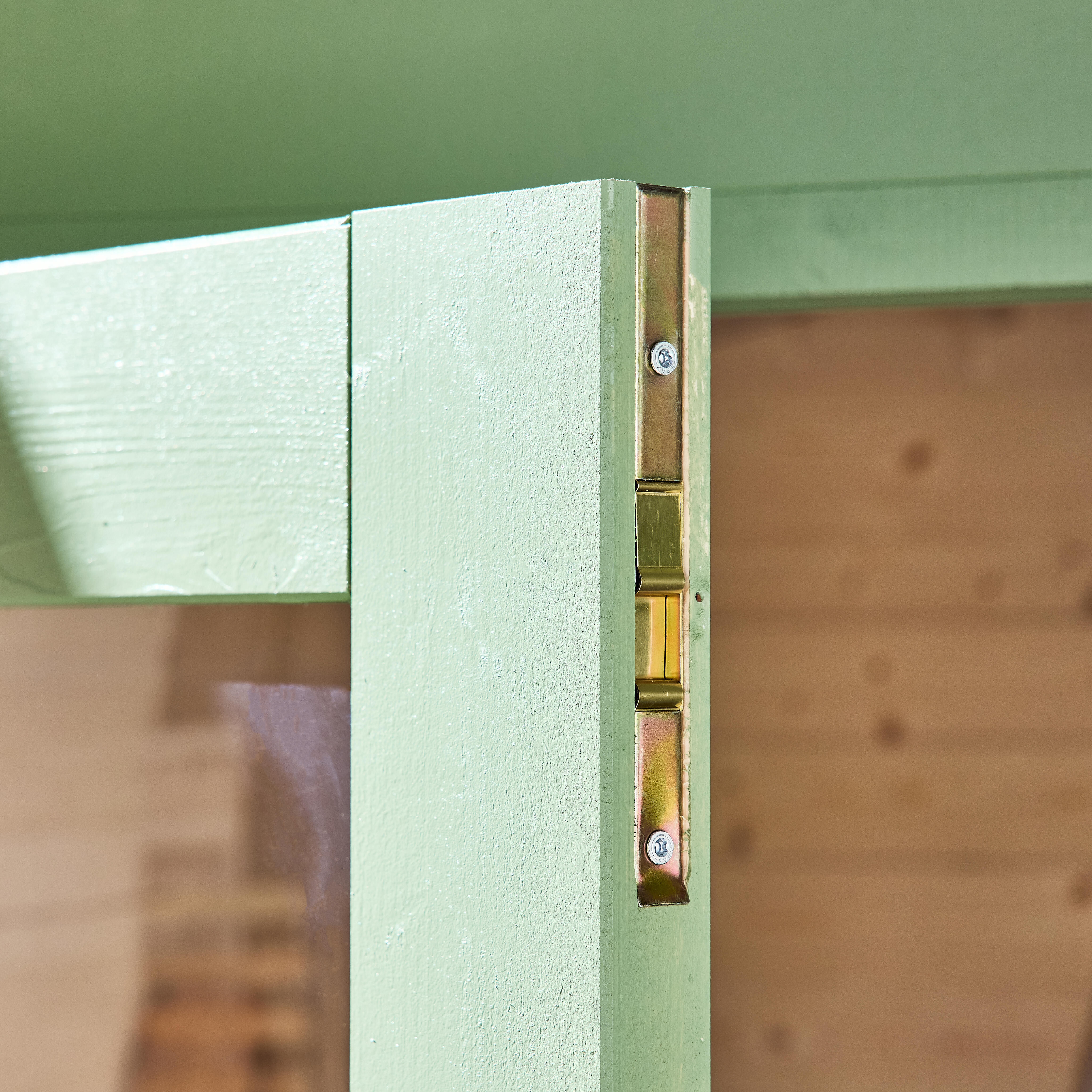 Caseta de madera Tahtali de 429.7x246x302.5 cm y 13 m2 con 28 mm espesor doble puerta abatible NATERIAL - 8