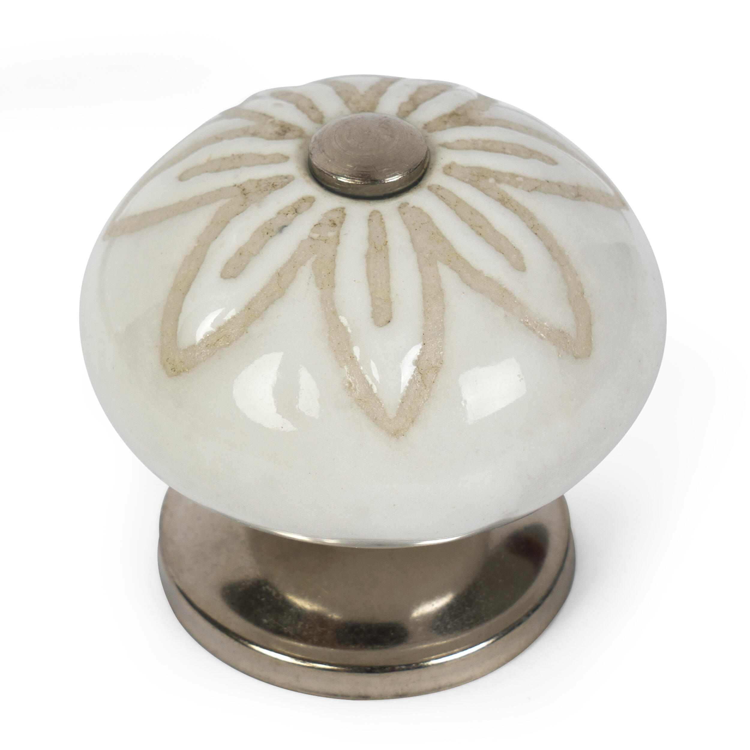 Juego De 6 Pomos Para Muebles, Coloridos, De Porcelana