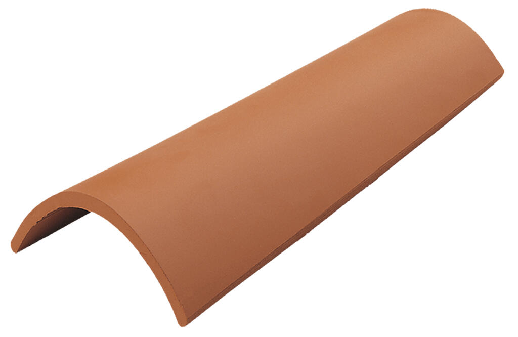 TEJA CERÁMICA CURVA ROJO 50X20 CM - 2