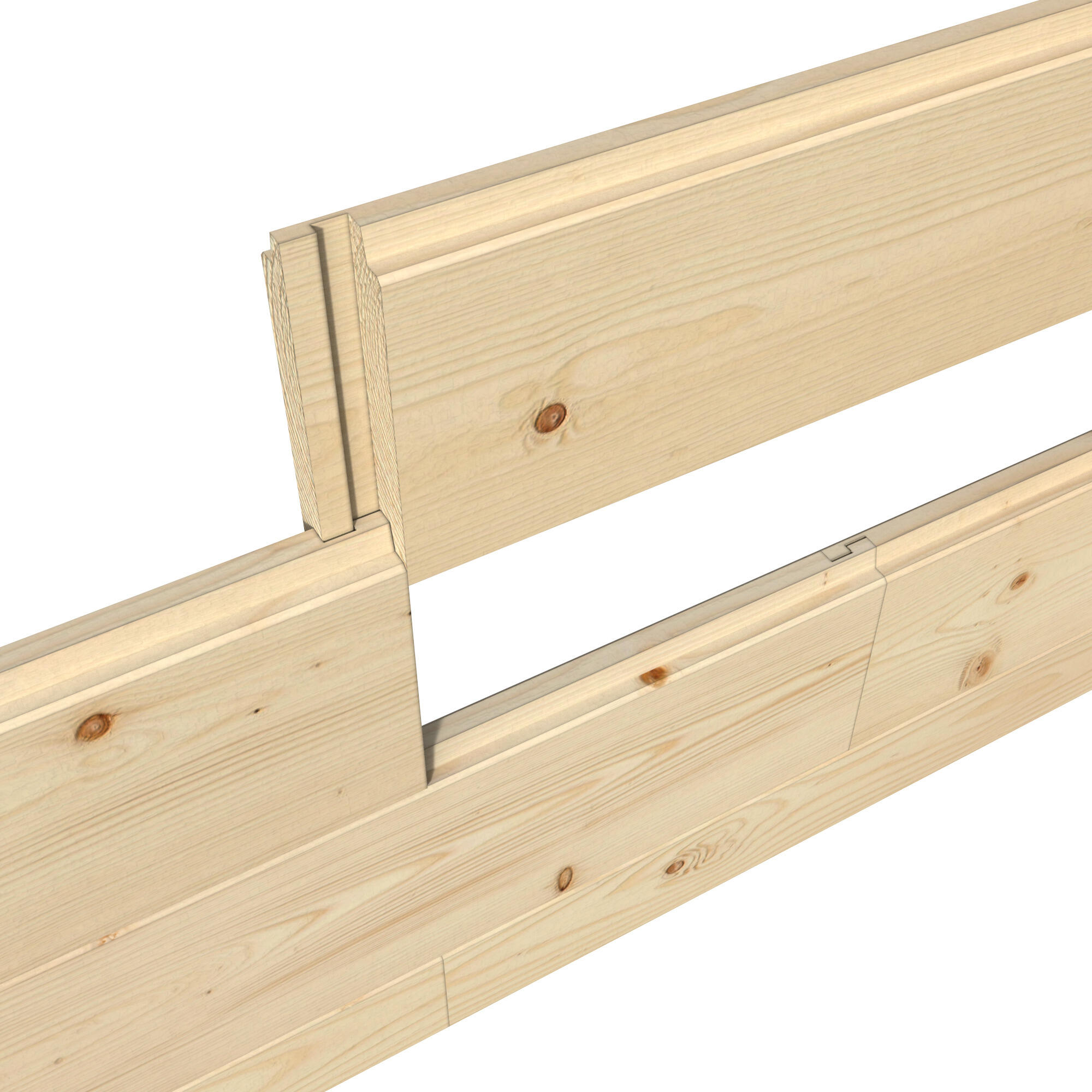 Caseta de madera Tanaga de 318x234.5x302.5 cm y 8.88 m2 con 28 mm espesor y doble puerta abatible NATERIAL - 4