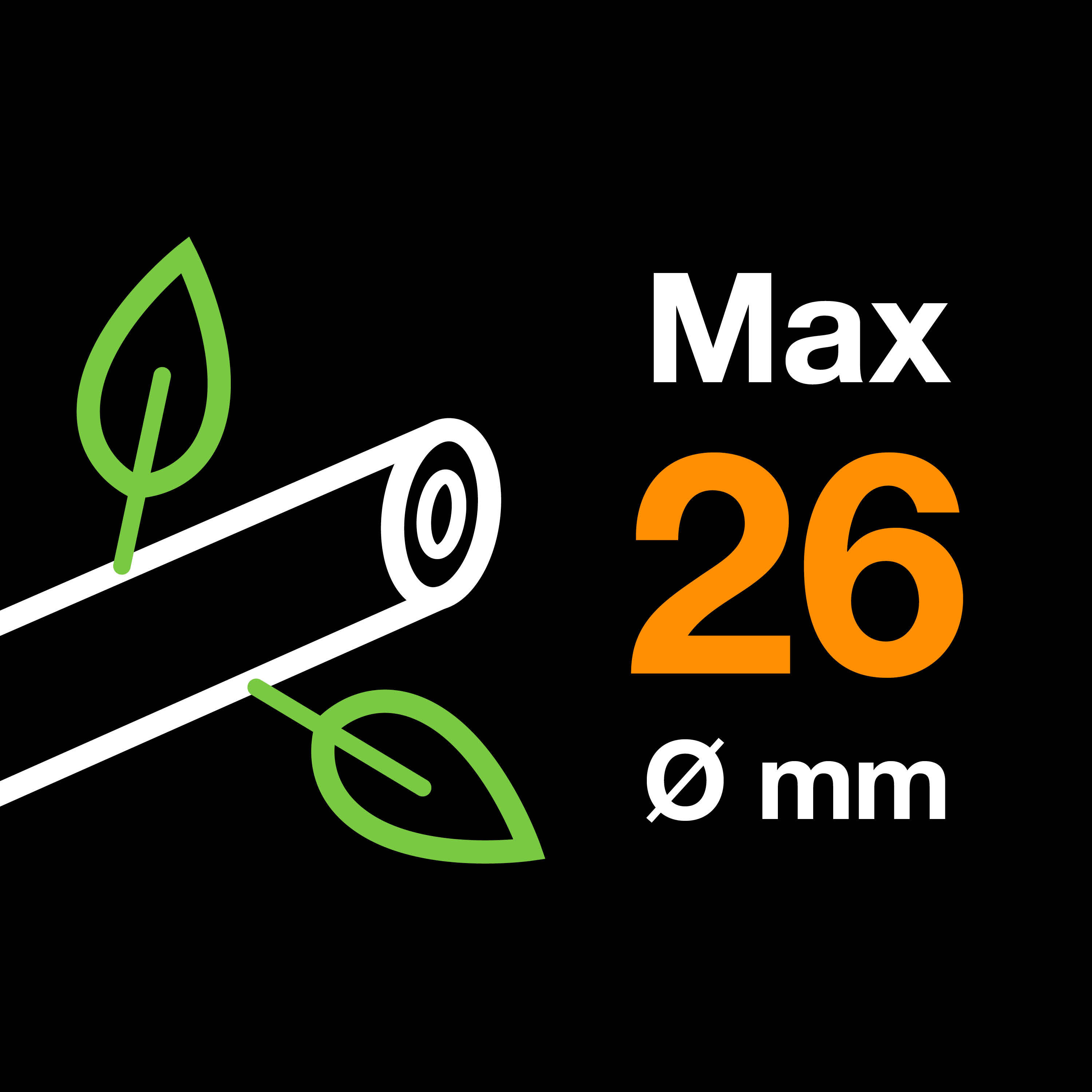 Sécateur lame franche acier trempé FISKARS L Powergear X-series P961 Ø26 mm - 11