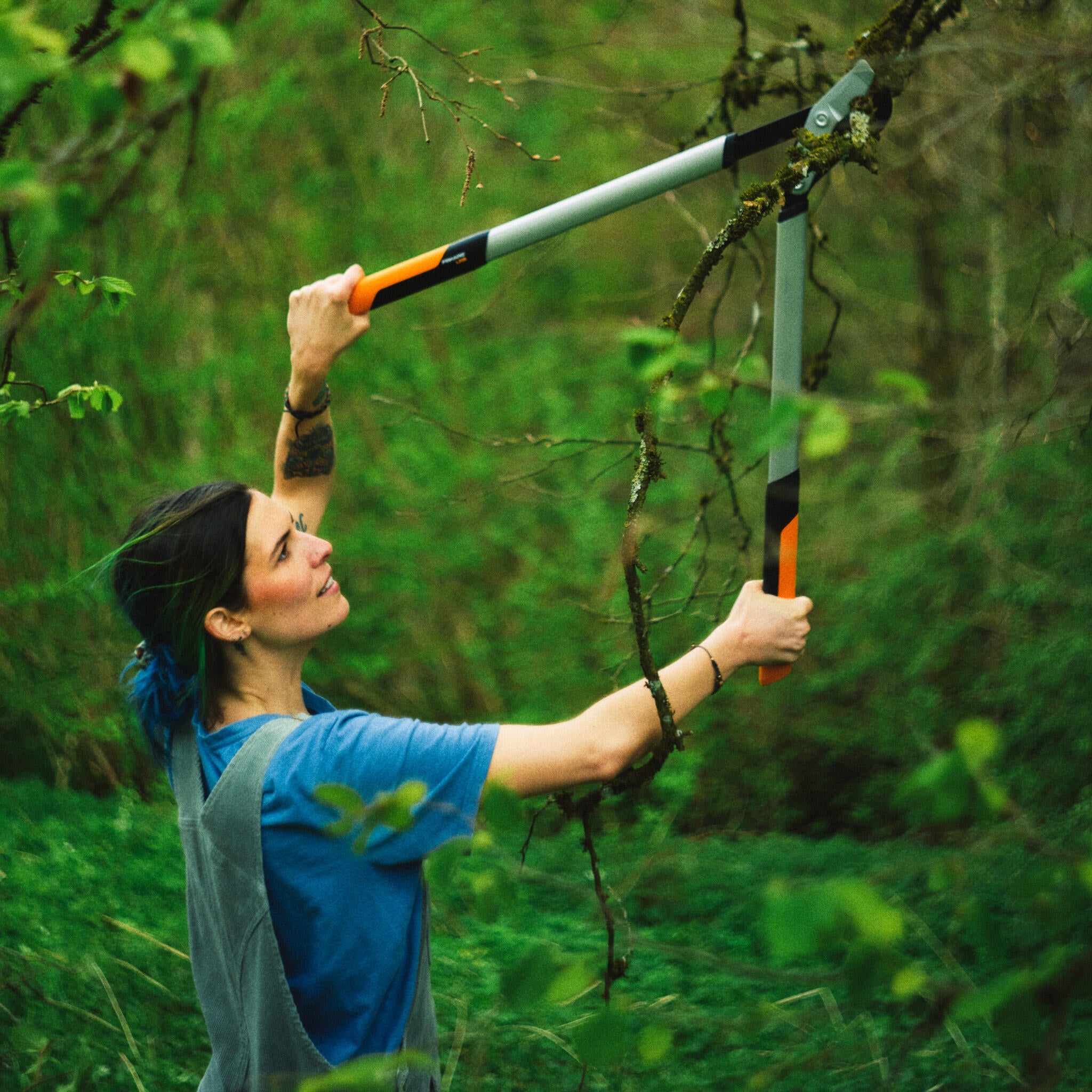 Coupe-Branches métal crémaillère lame franche FISKARS PowerGear™X LX98 Ø50mm - 3