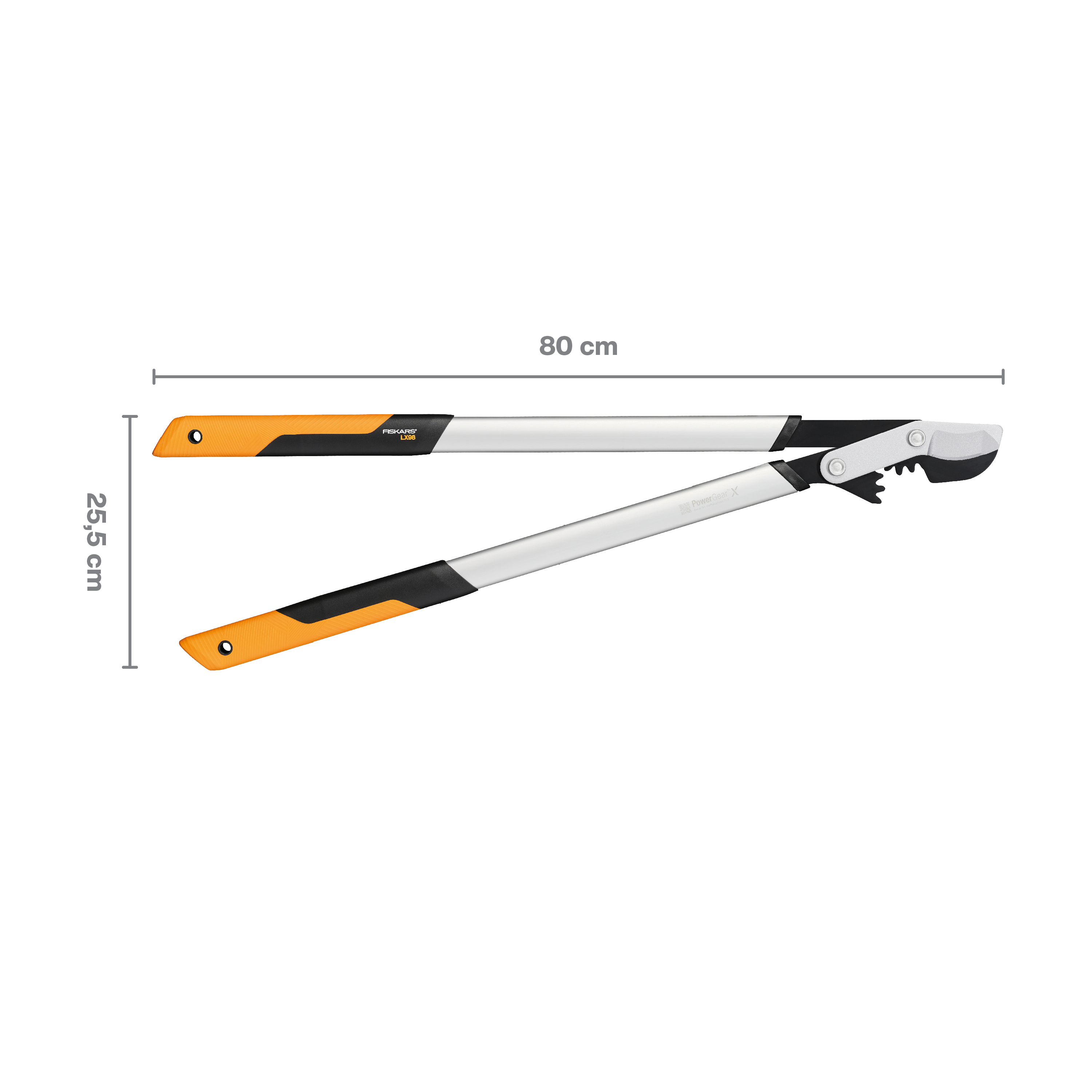 Coupe-Branches métal crémaillère lame franche FISKARS PowerGear™X LX98 Ø50mm - 9