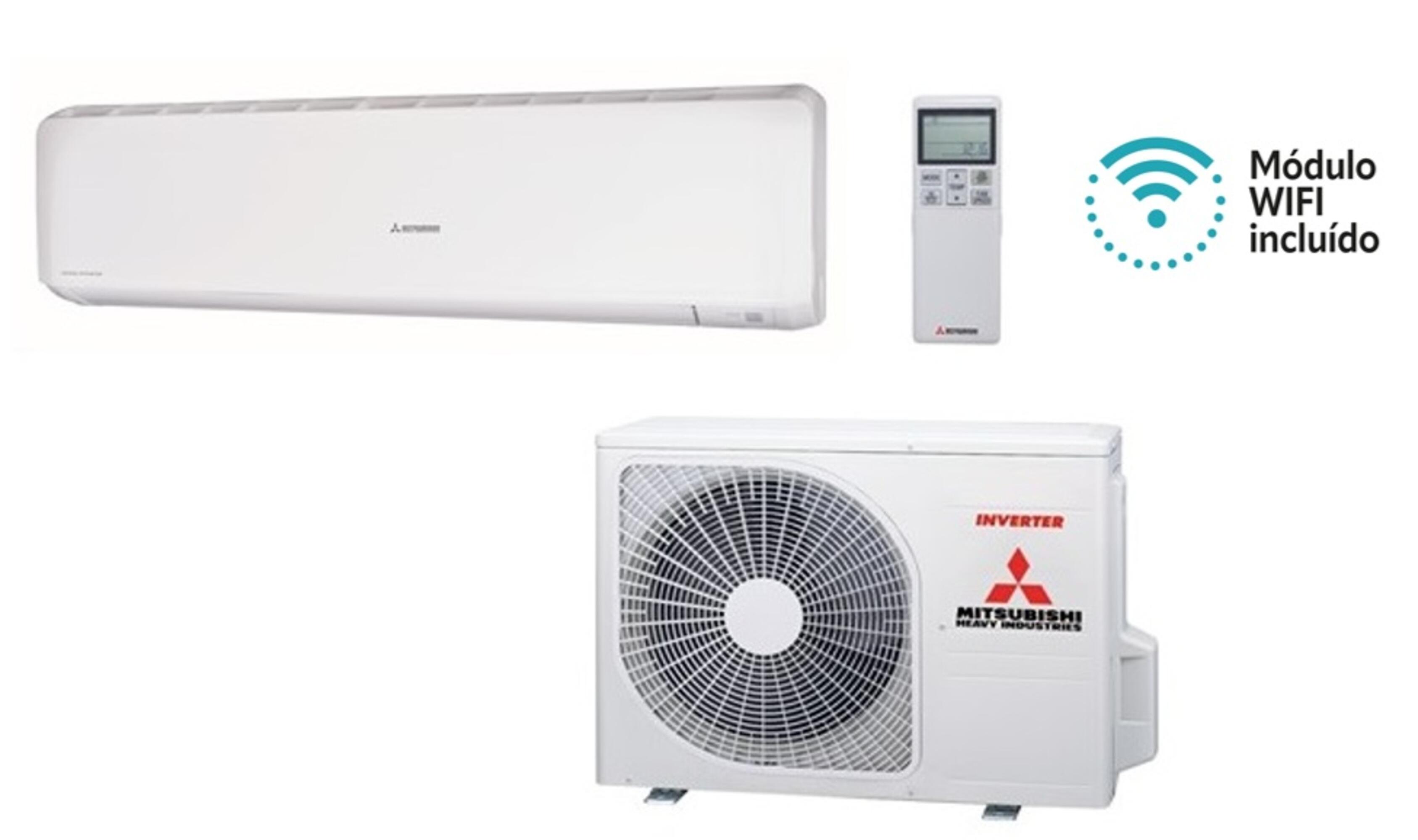 Aire acondicionado 1x1 mitsubishi srk71zr 6200 fg wifi