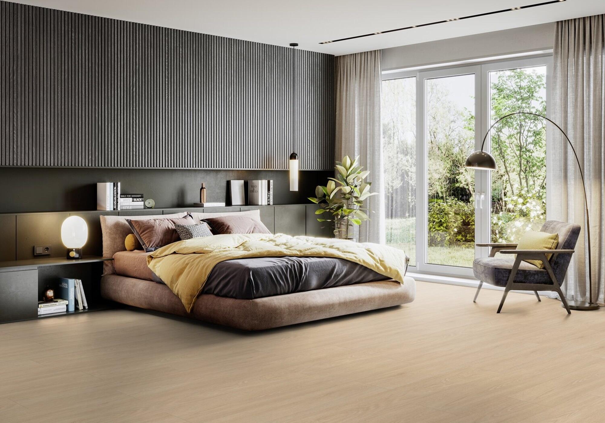 Pavimento vinílico mosaico de SPC click flutuante SENSO COUNTRY RIGID ACOUSTIC superior Gerflor 5,7 mm com base - 10