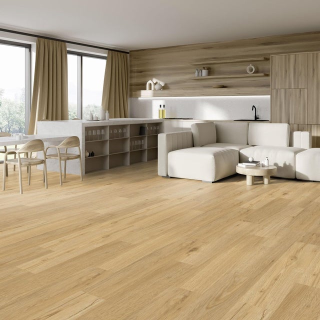 Pavimento vinílico de SPC click flutuante Gerflor Senso Columbia XL superior 5,7 mm com base