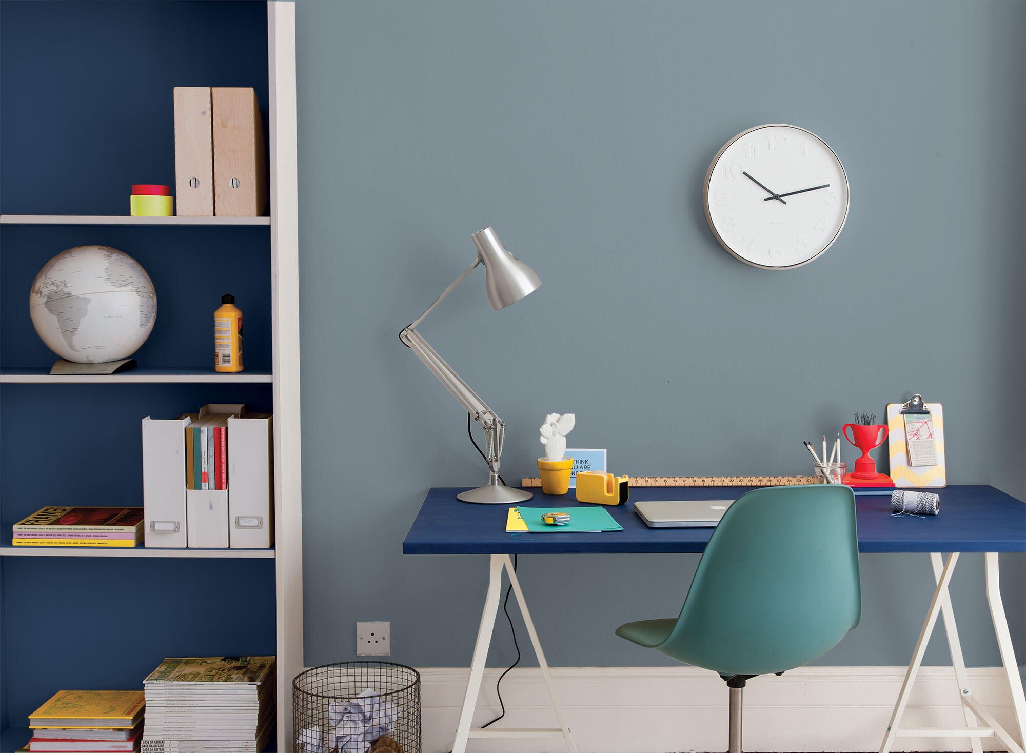 Tester de pintura Ambiance Ceramic BRUGUER color azul abeto mate profundo 30ml para paredes y techos - 6