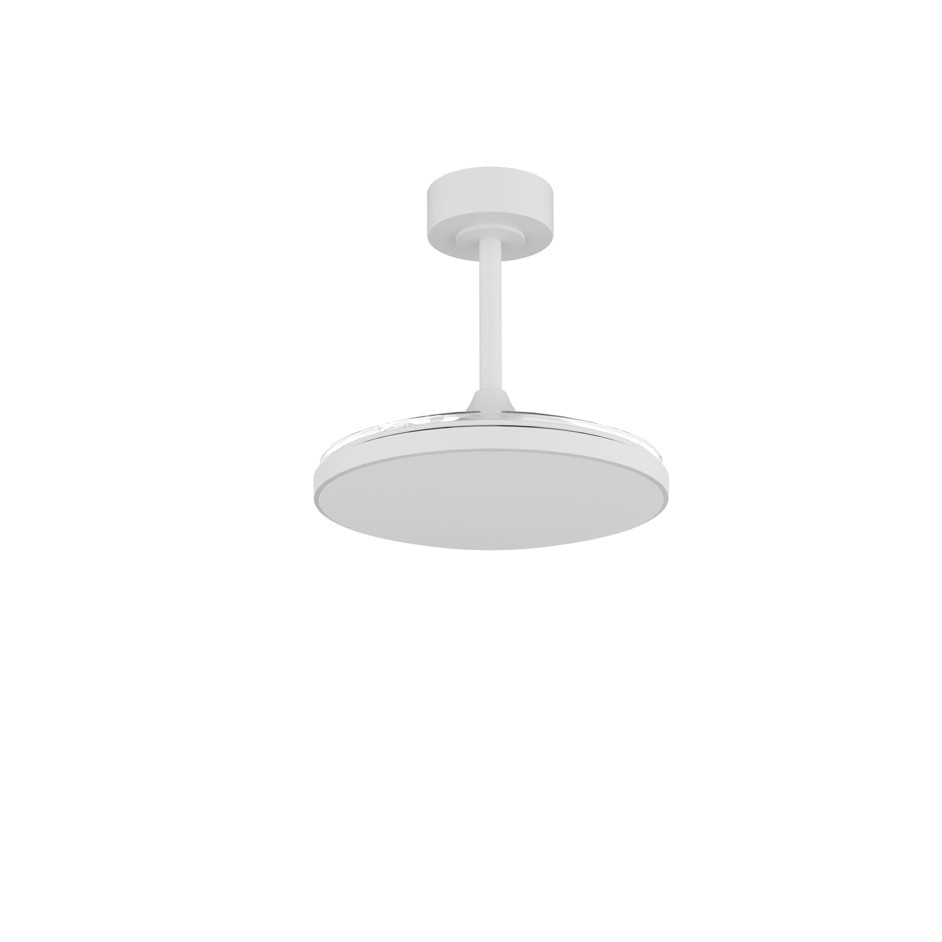 Ventilador de techo con luz silencioso DC 25W con mando ø90 cm Slim MANTRA blanco luz CCT 3 aspas retráctiles tipo lámpara| 3 velocidades| modo verano/invierno| recomendado para <13m² - 3