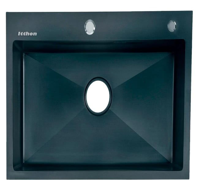 FREGADERO DE COCINA 1 SENO CUADRADO 50X45X20CM - 1