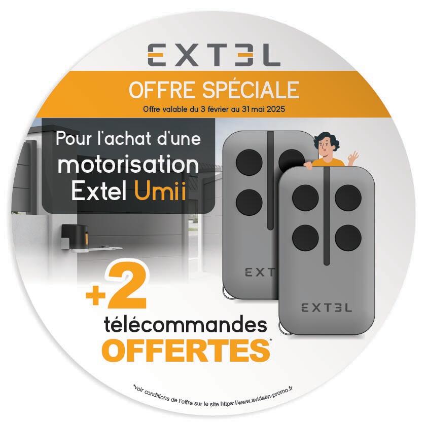 Motorisation connectée à vérin XV250, Extel - 9