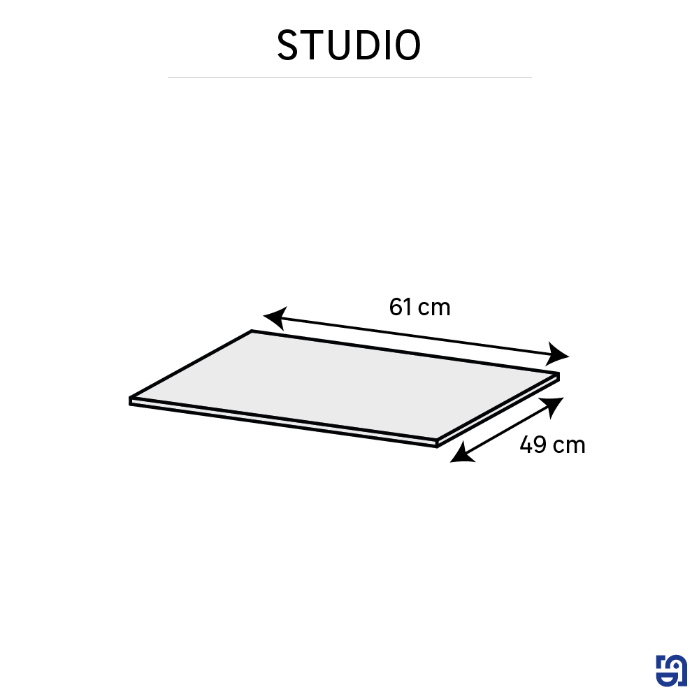 Tampo para móvel Studio 60x49 cm Sensea Terrazo - 3