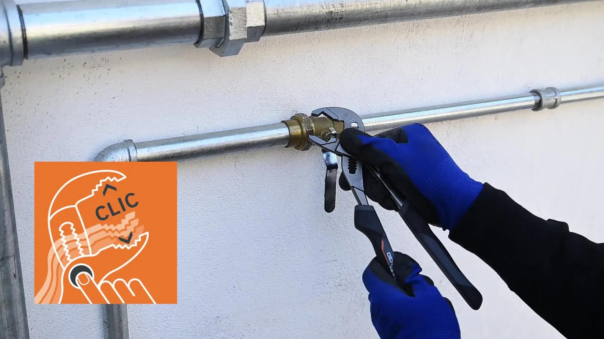 Alicate extensível com 16 posições 240 mm Dexter Pro - 5