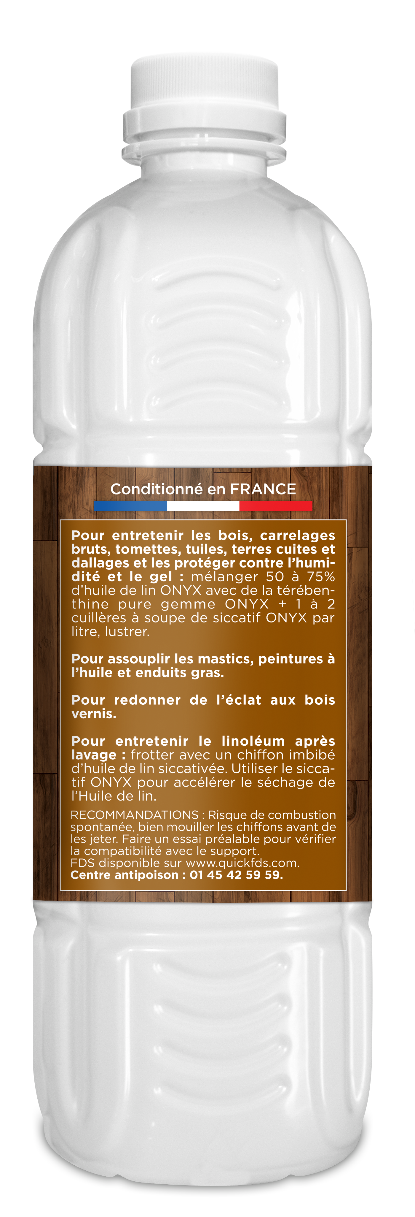 Huile de lin 1 L - ONYX - 3