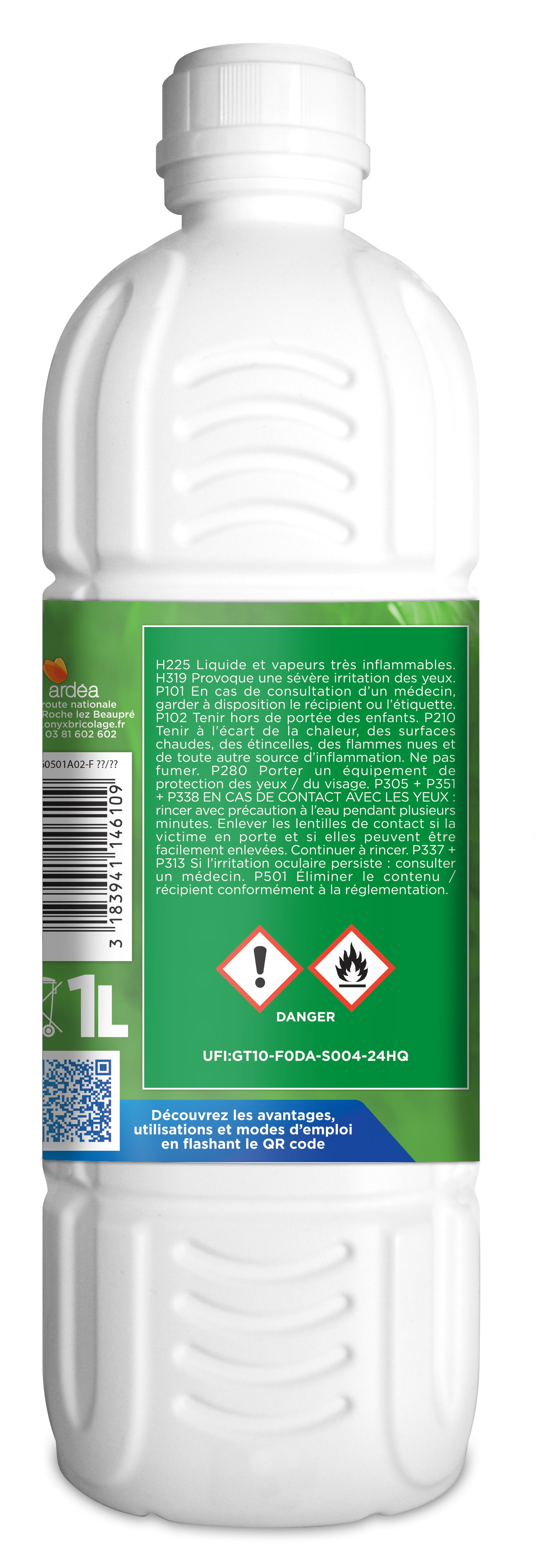 Alcool à brûler 1 L  - 2