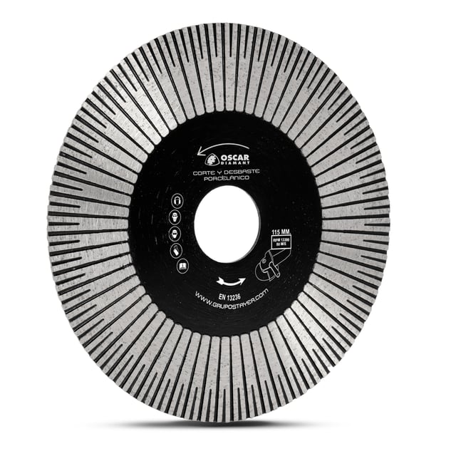 DISCO PORCELÁNICO CORTE Y DESBASTE 125MM STAYER