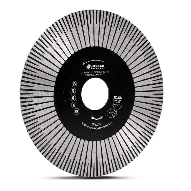 DISCO PORCELÁNICO CORTE Y DESBASTE 125MM STAYER - 1