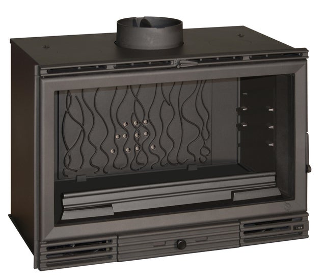 Insert à bûches fonte 800 vision, P968254, 10 kW, Invicta