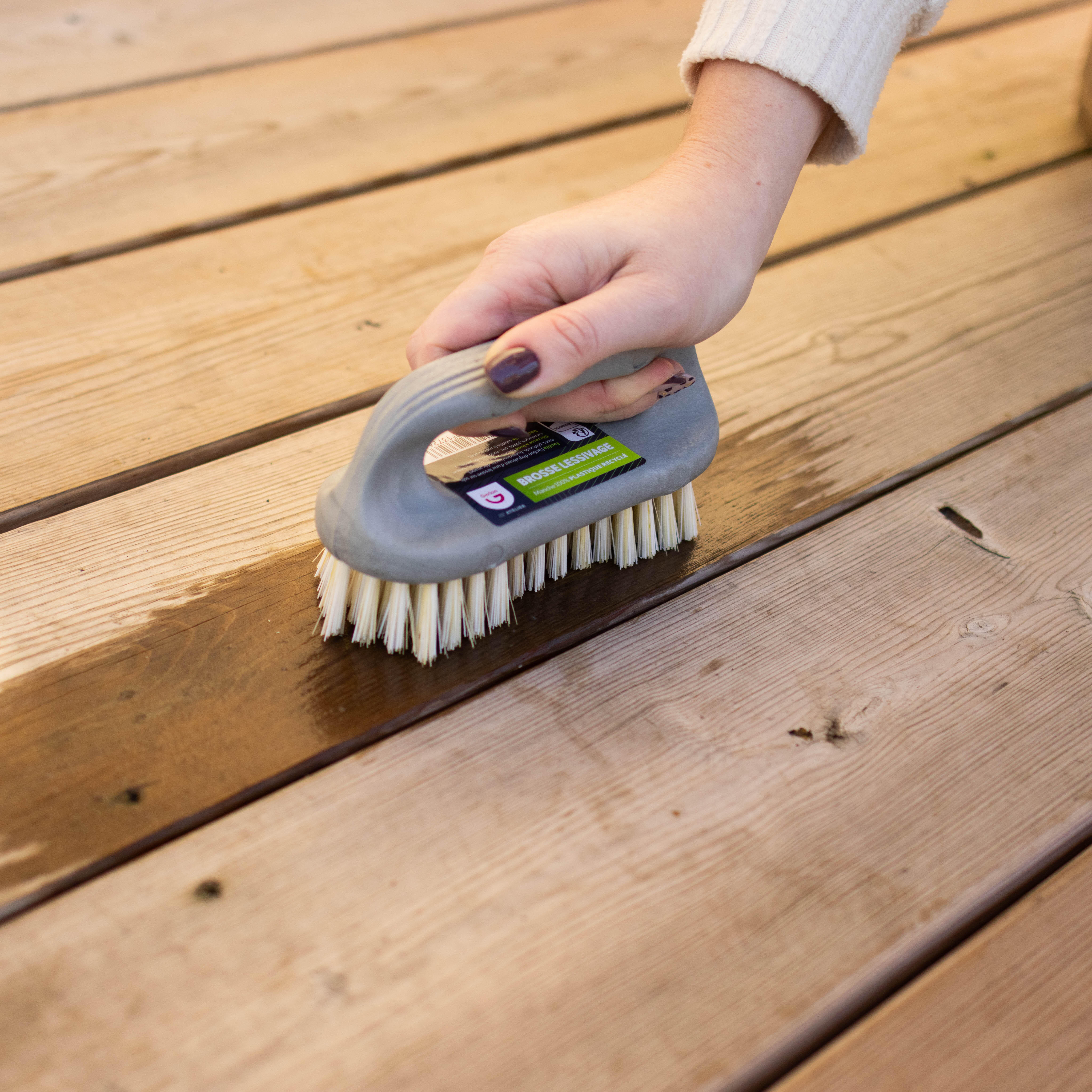 Brosse à main polypropylène GERLON Bricolage, éco tampico - 3