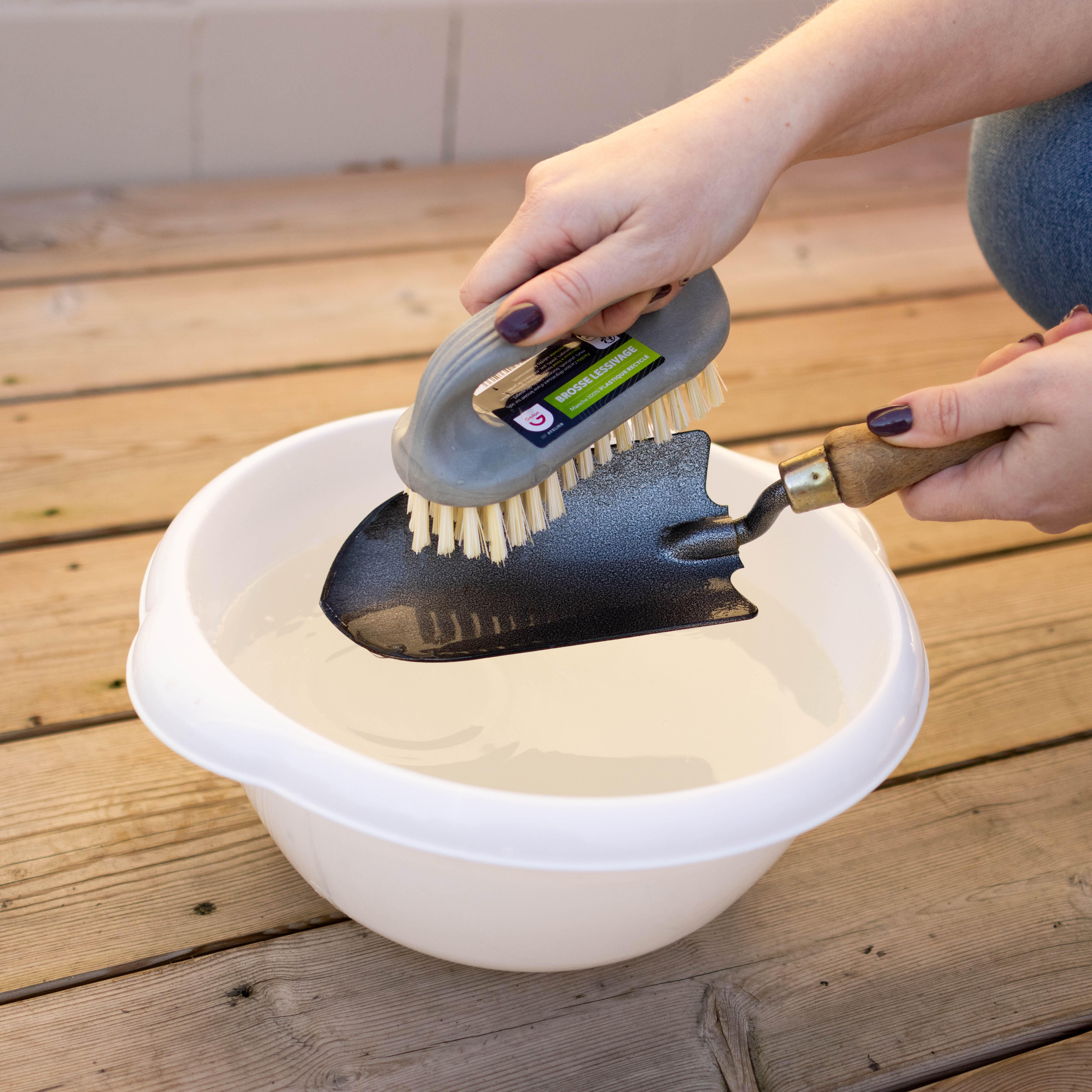 Brosse à main polypropylène GERLON Bricolage, éco tampico - 2