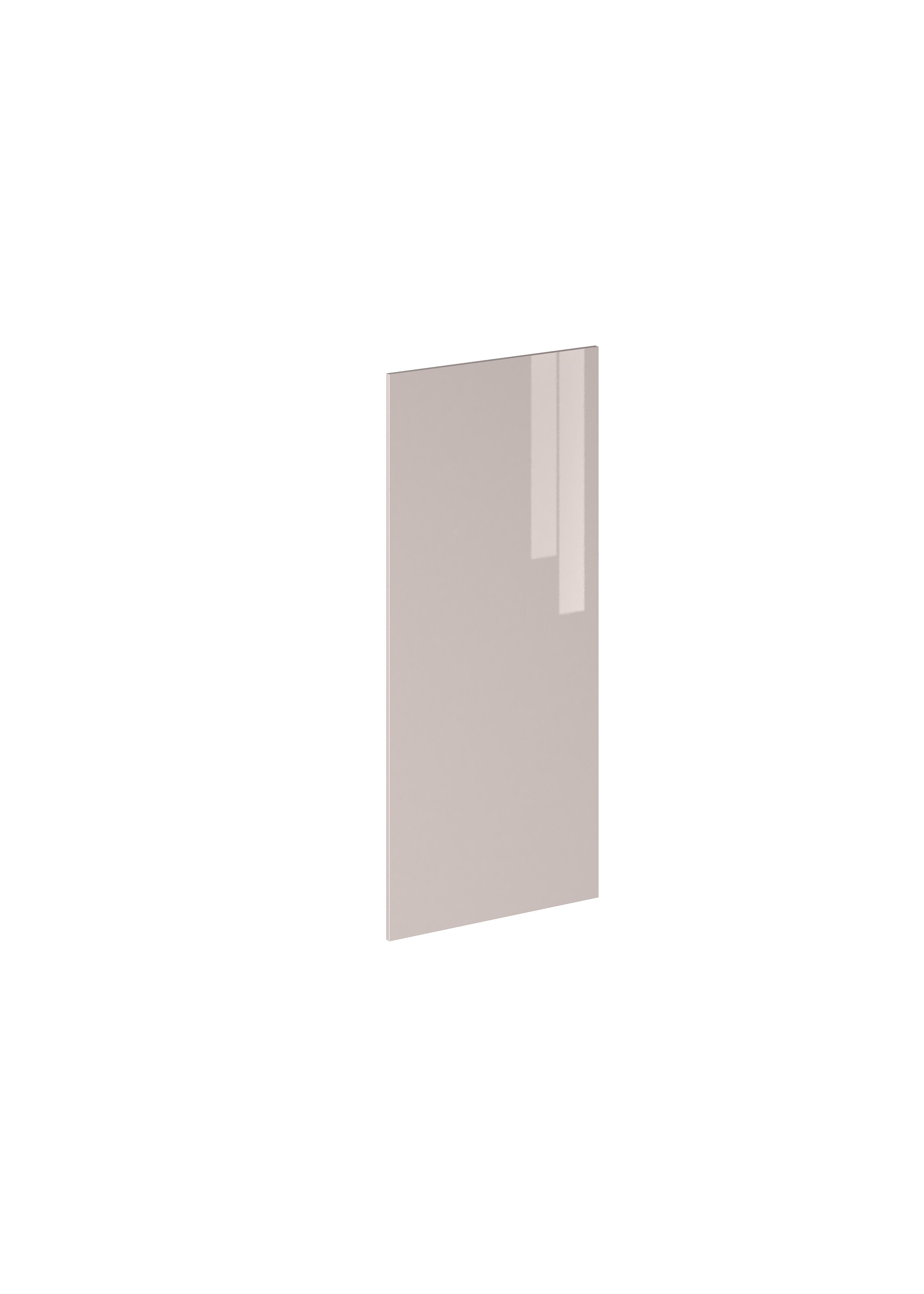 Costado para mueble de cocina milos topo brillo h 137.6 x l 60 cm