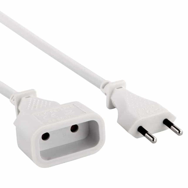 Extensão 5 metros 6A 2 x 0.75 branco