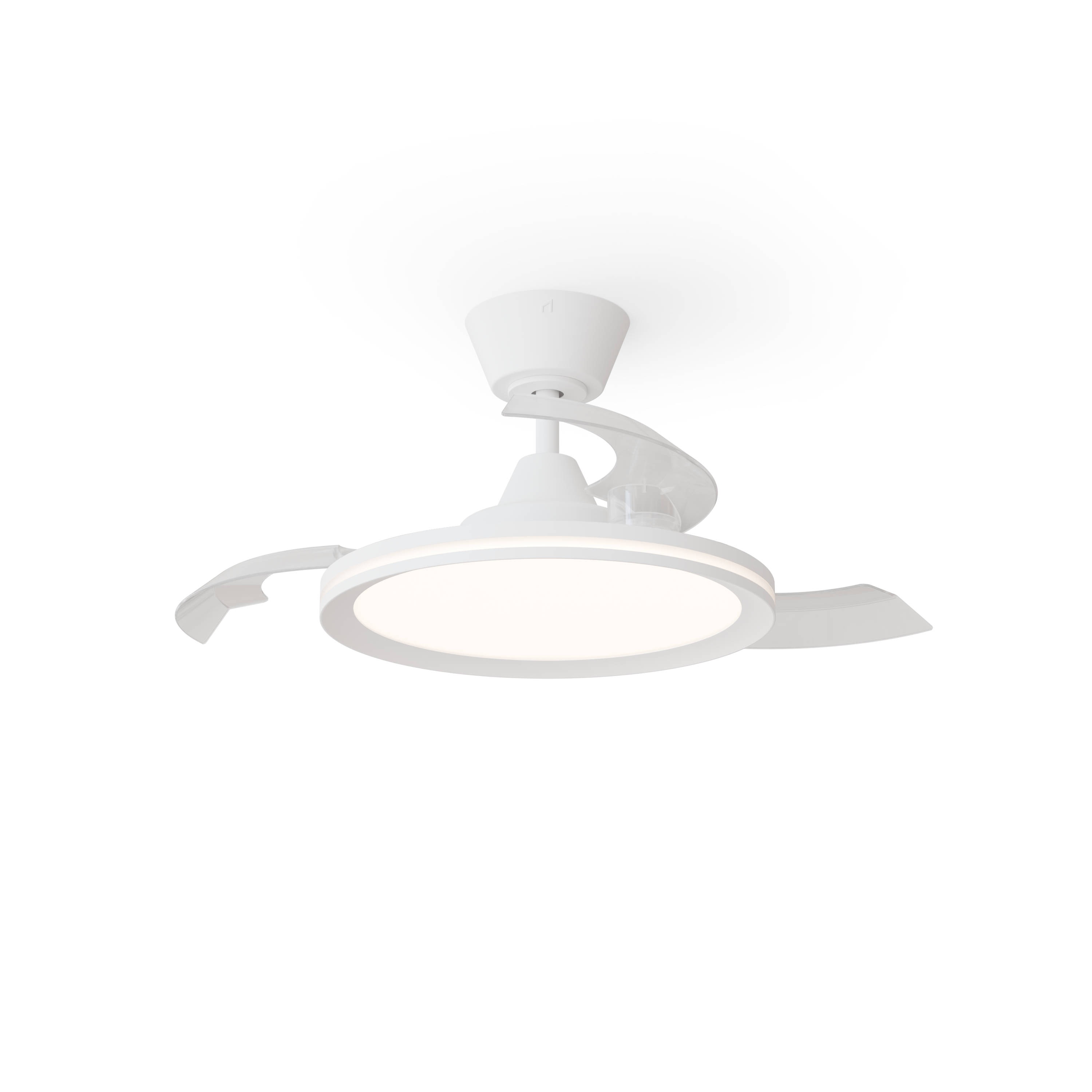 Ohniyou Ventilador De Techo De Perfil Bajo De 52 Pulgadas Con Luz