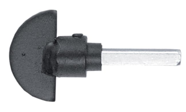 MULETILLA SIN ESCUDO FORJA NEGRO 30  MM - 1