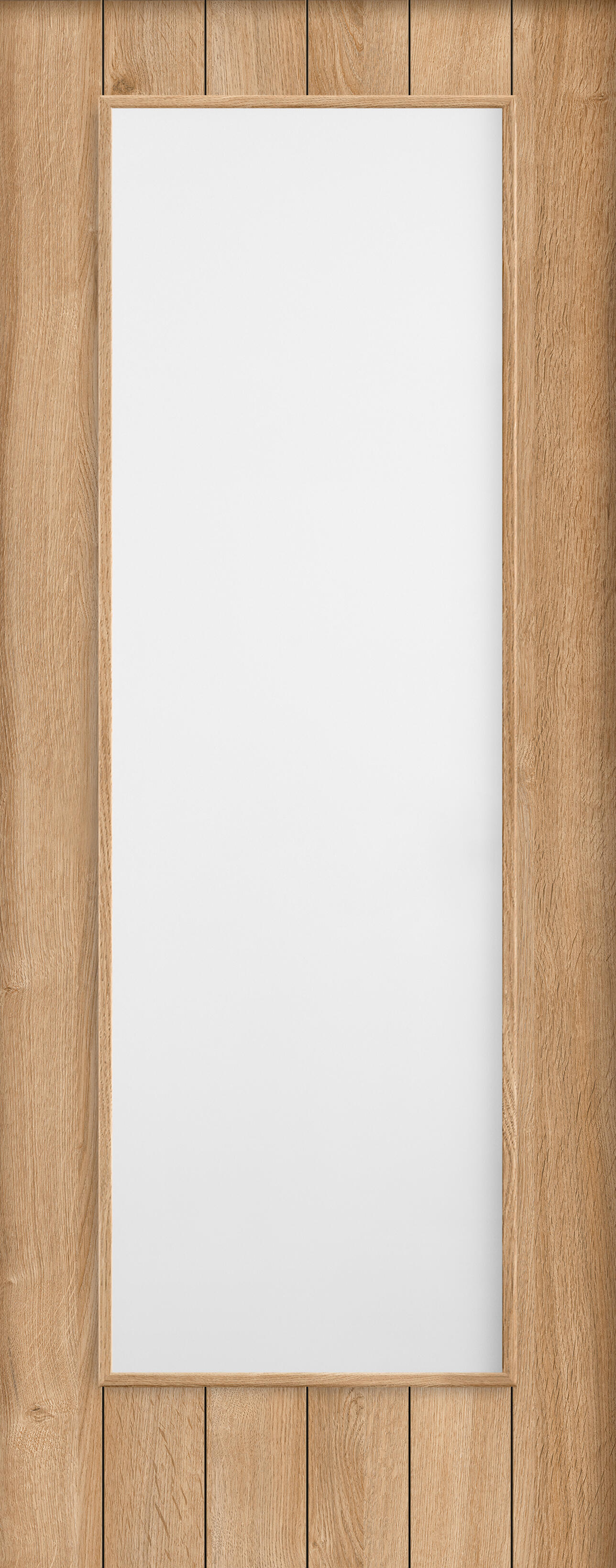 Puerta de interior corredera cristal chicago roble line plus 72.5 cm