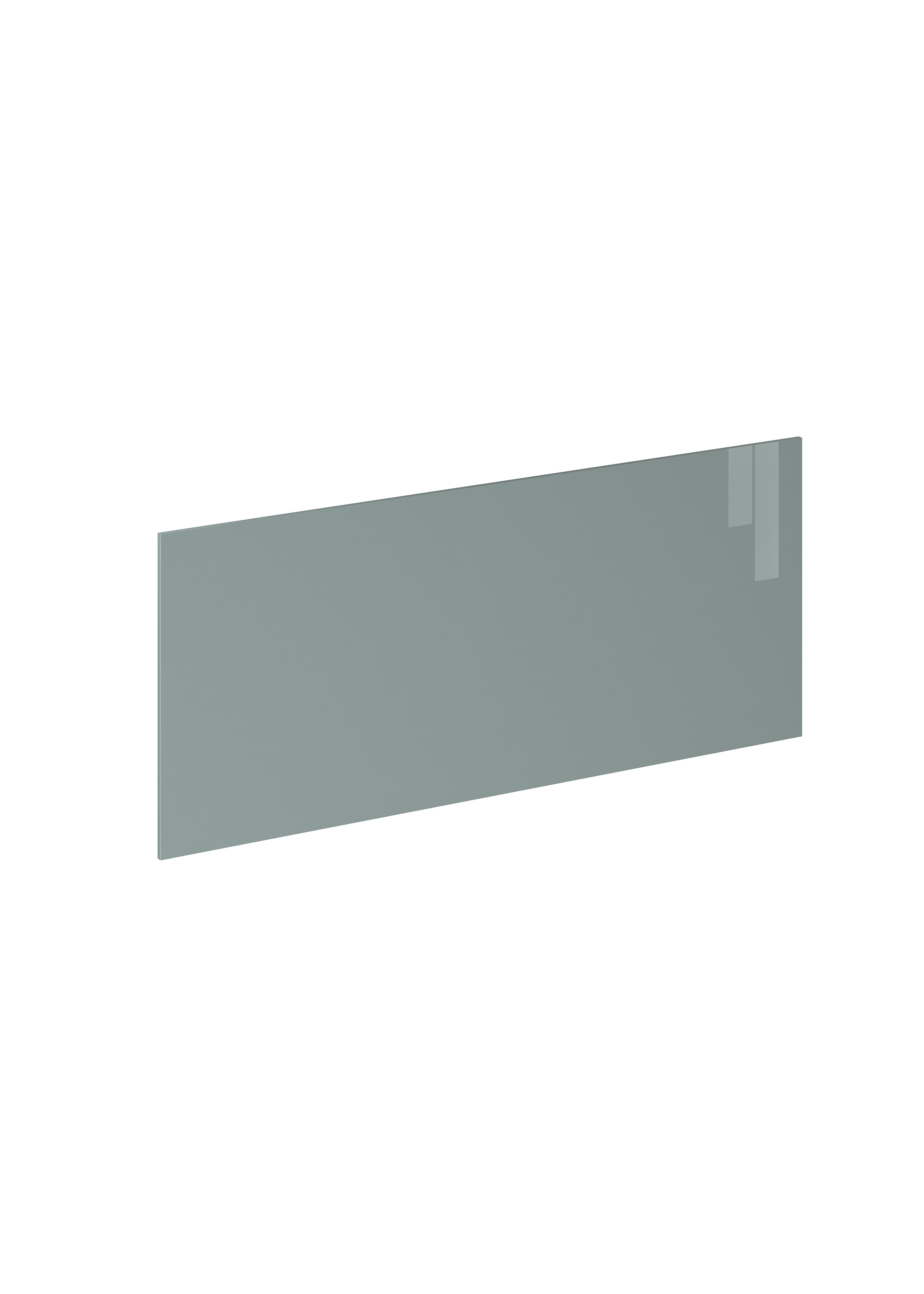 Costado para mueble de cocina milos aguamarina brillo h 76.8 x l 183.6 cm