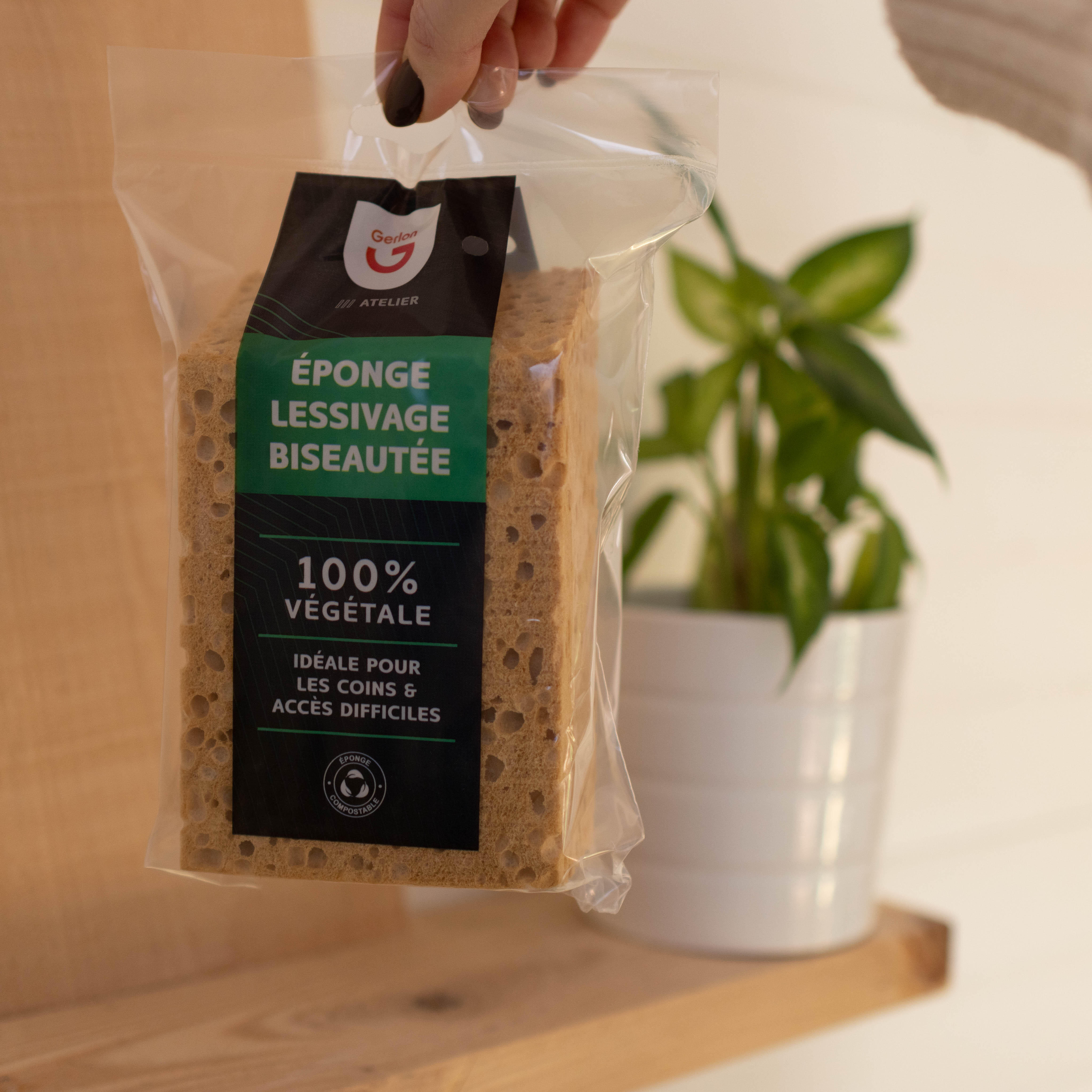 Eponge naturelle Gros travaux biseautée universel, GERLON - 6