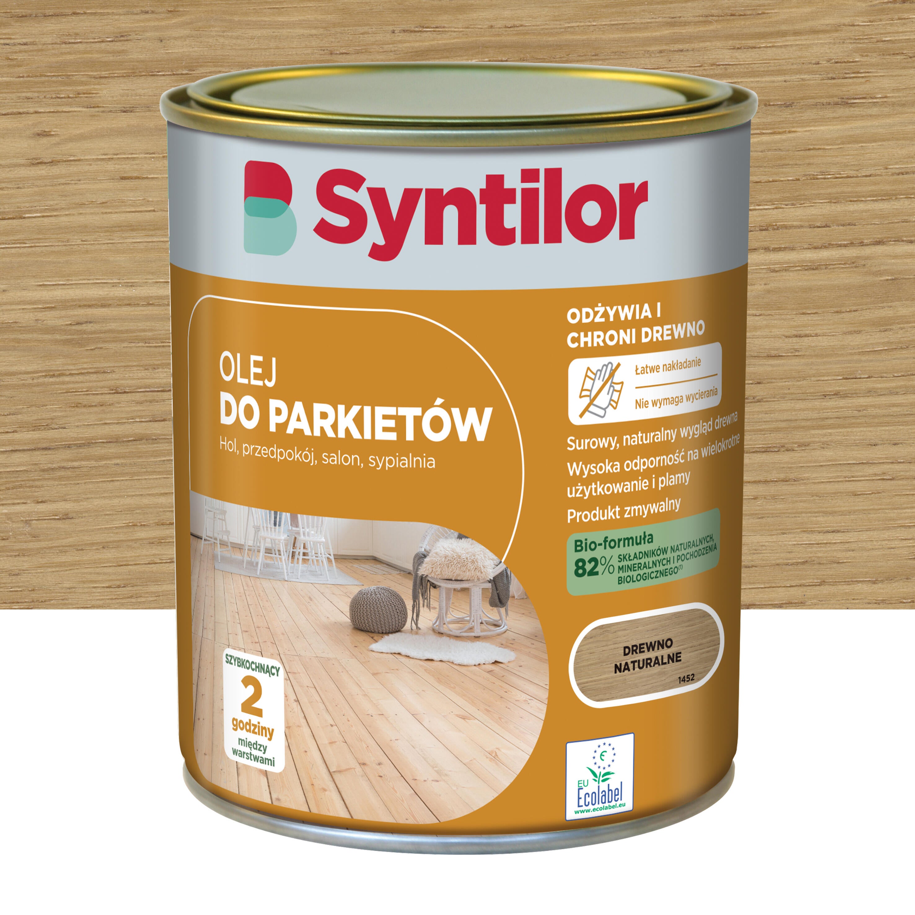Oleje do parkietów drewno naturalne 1 l Syntilor