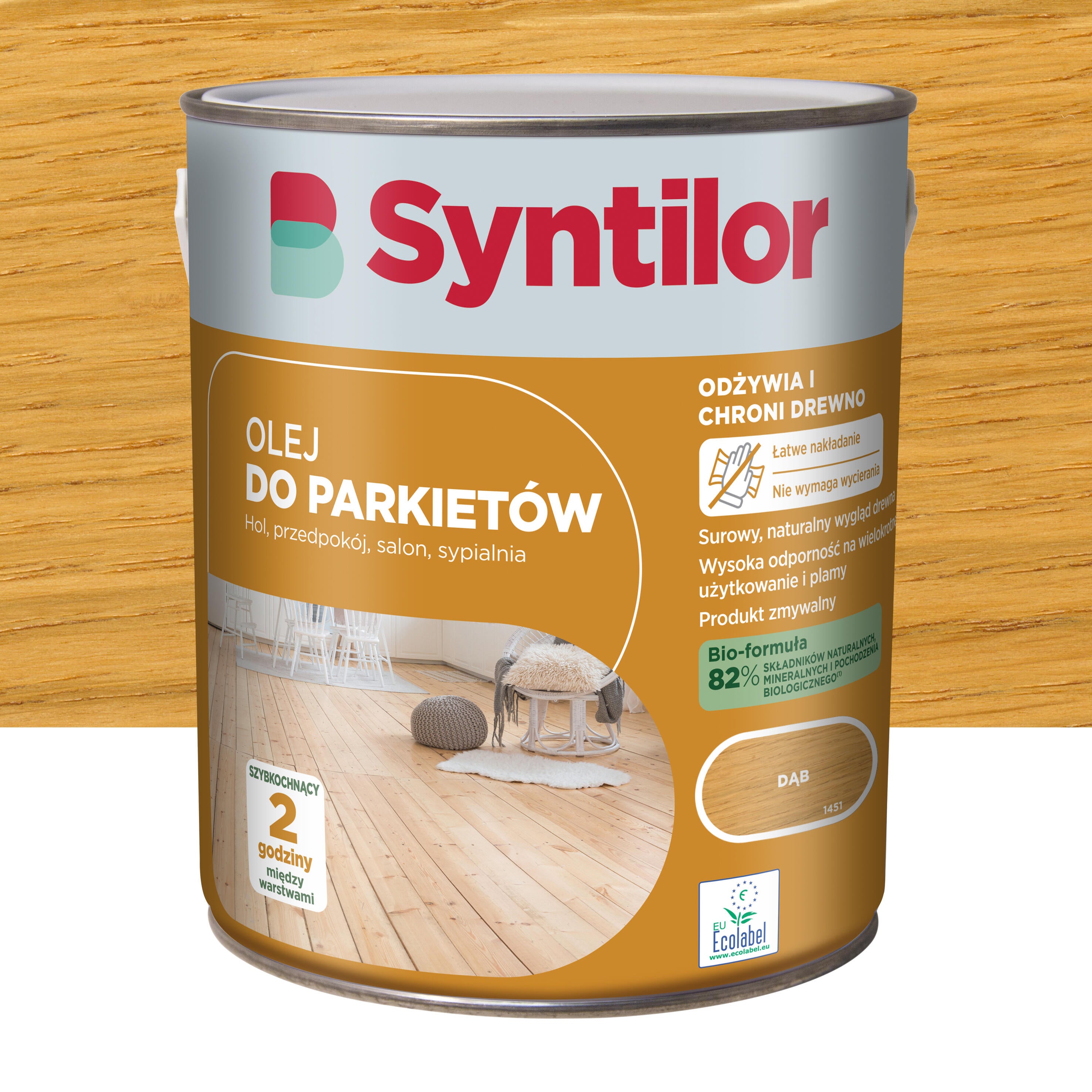 Oleje do parkietów dąb2.5 l Syntilor