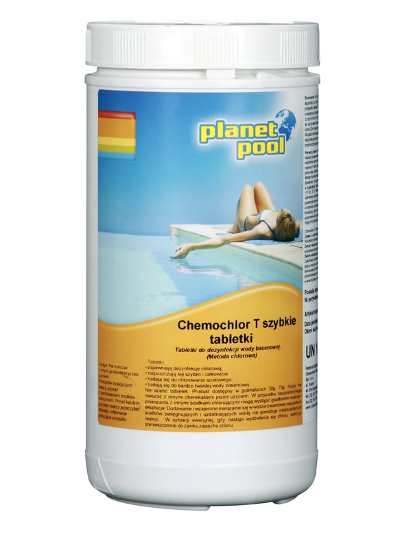 Tabletki chlorowe 50szt. 20g 1kg Chemochlor Planet Pool