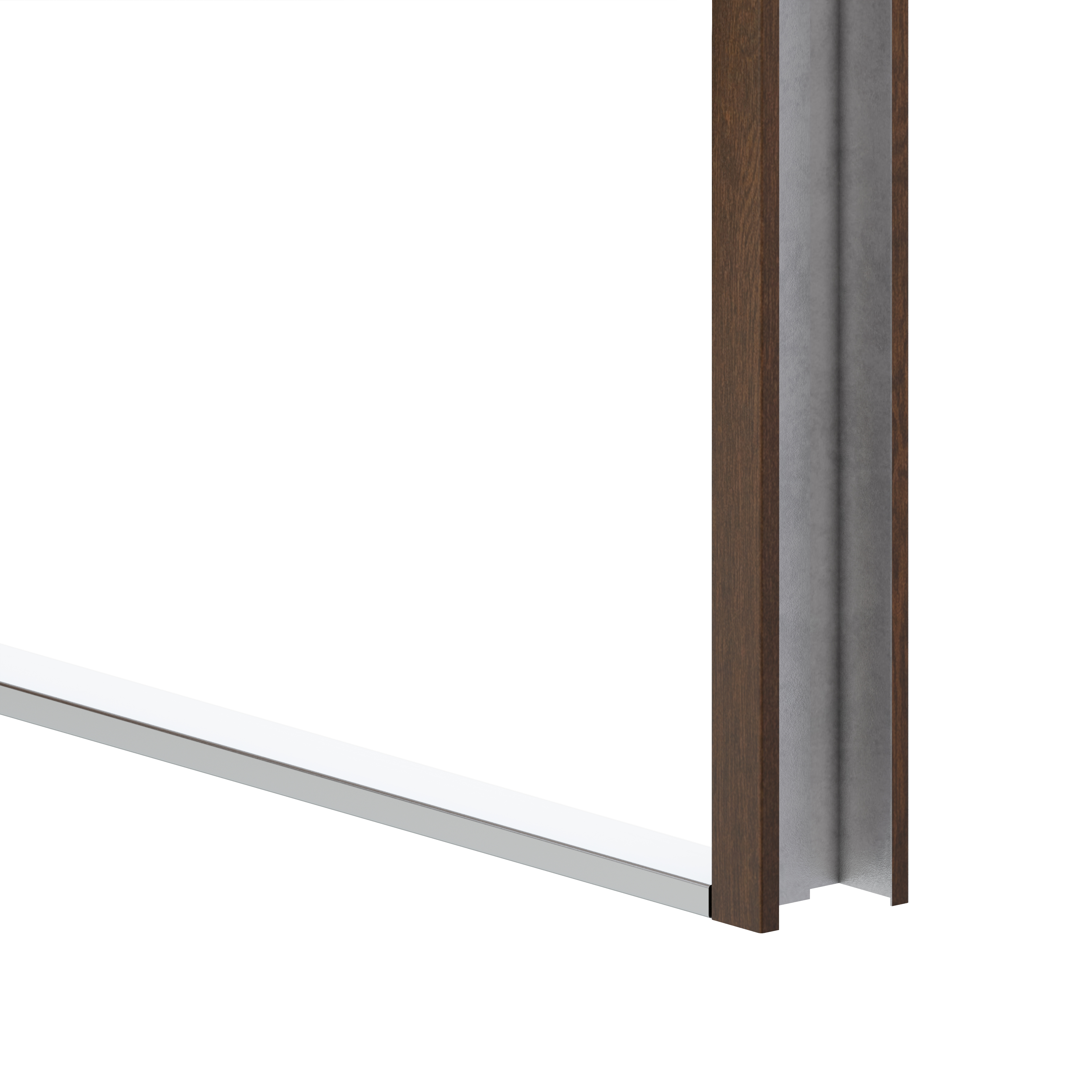 Drzwi zewnętrzne stalowe wejściowe Buena Shadow 68 orzechowe 80 lewe Isoxa - 4