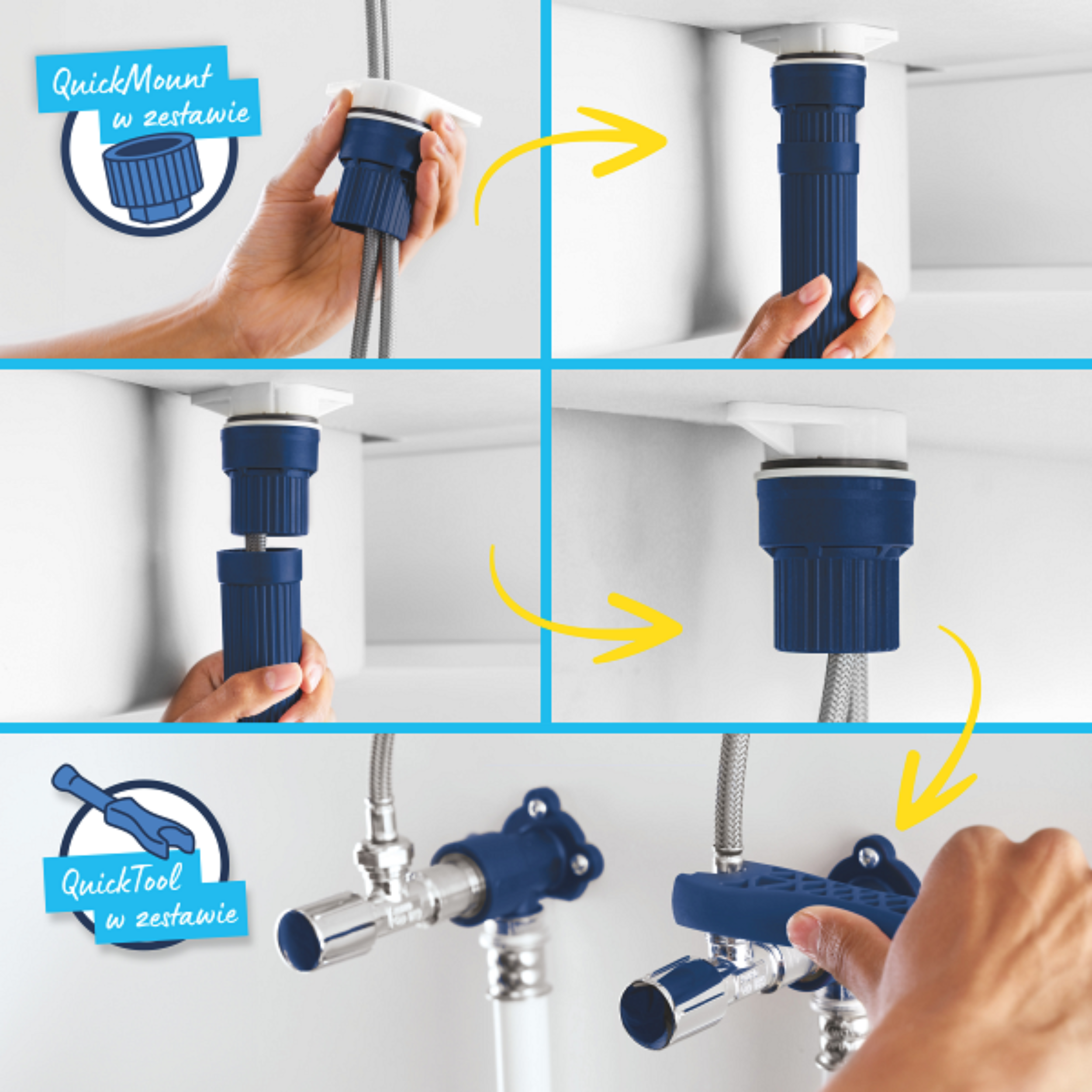Bateria kuchenna Start Clova Chrom wylewka U Grohe - 6