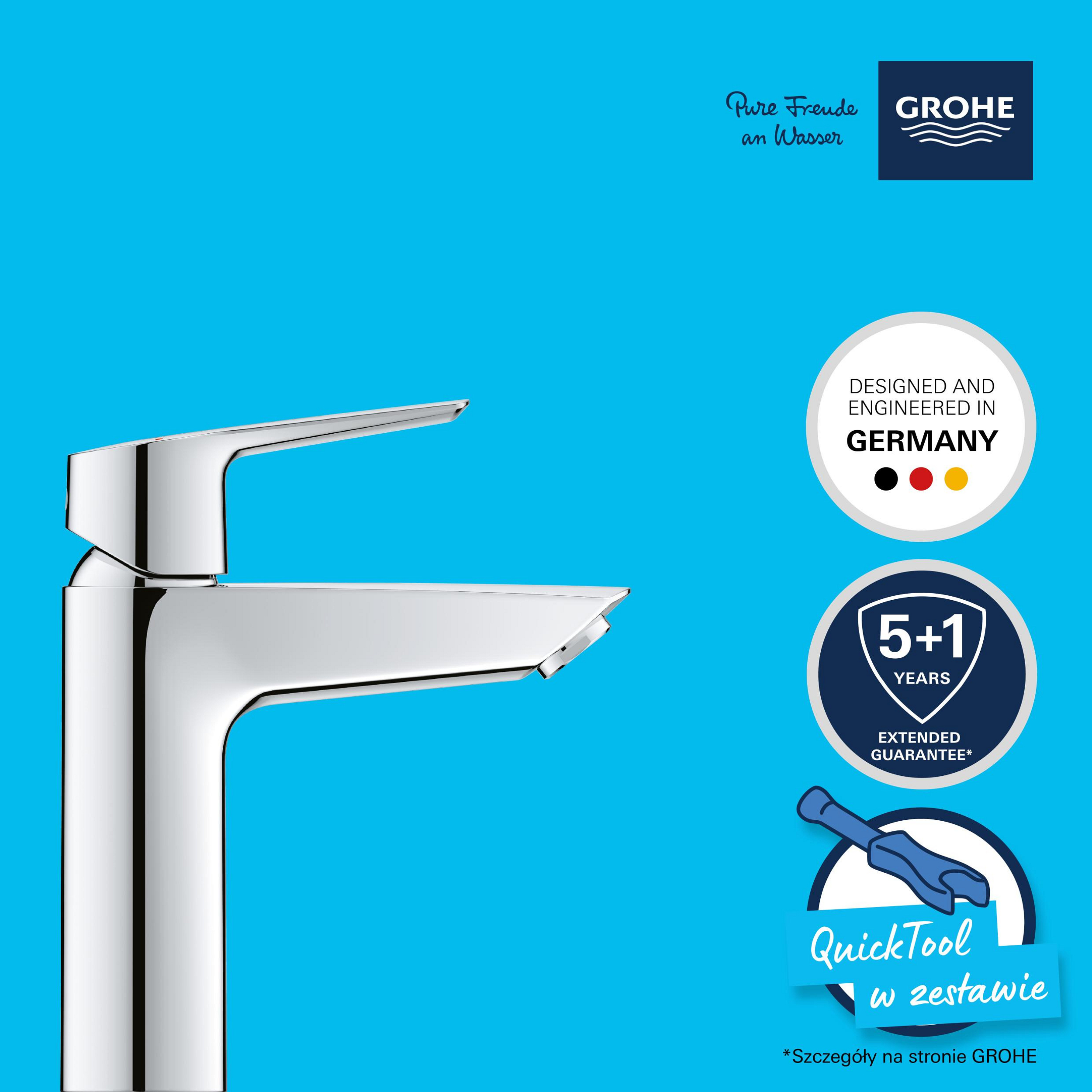 Bateria umywalkowa chrom Start 2021 M QuickFix Grohe - 14