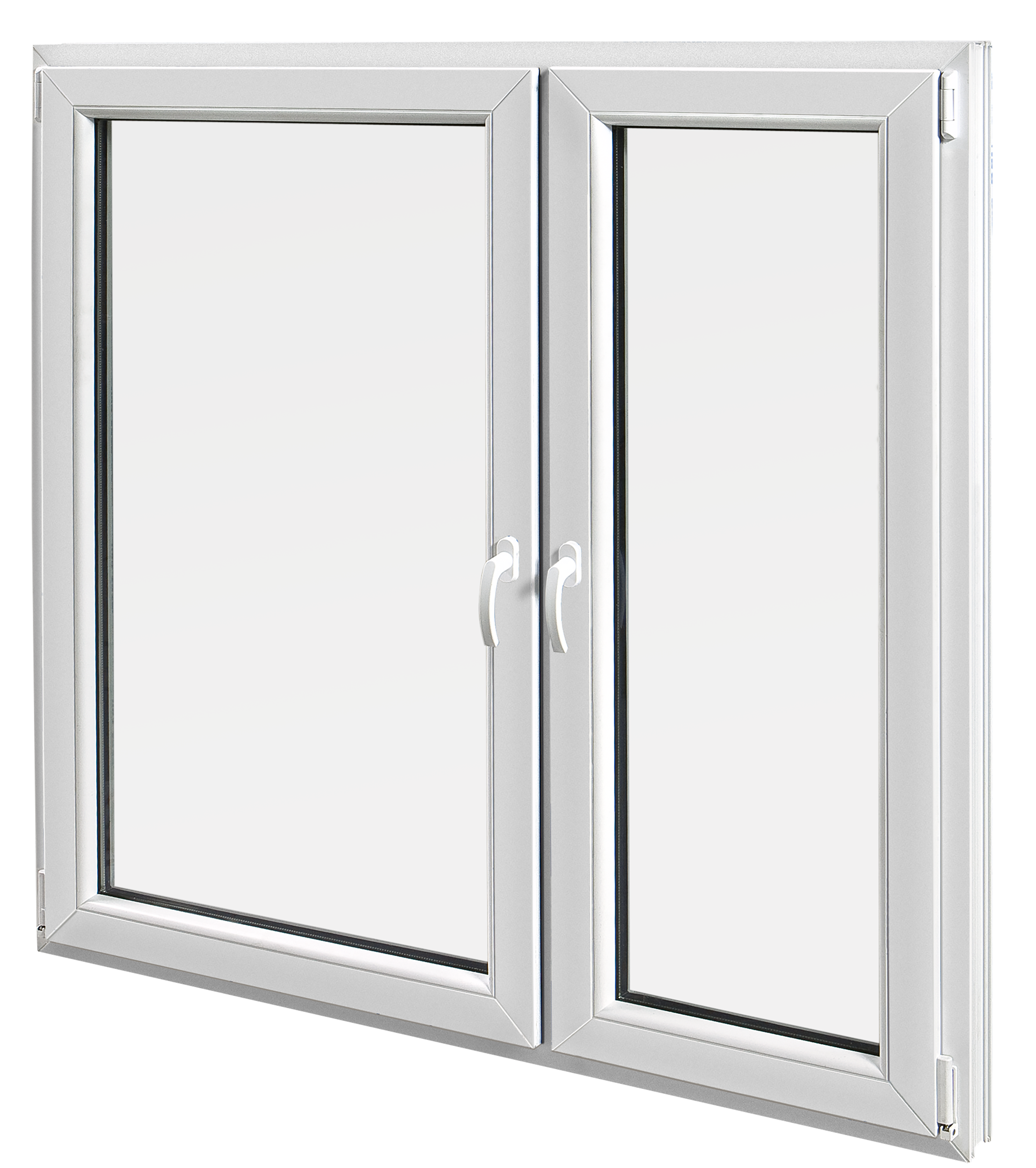 Okno PCV 2-szybowe fasadowe O34 białe 1465x1435 mm otwierane do wewnątrz prawe - 3