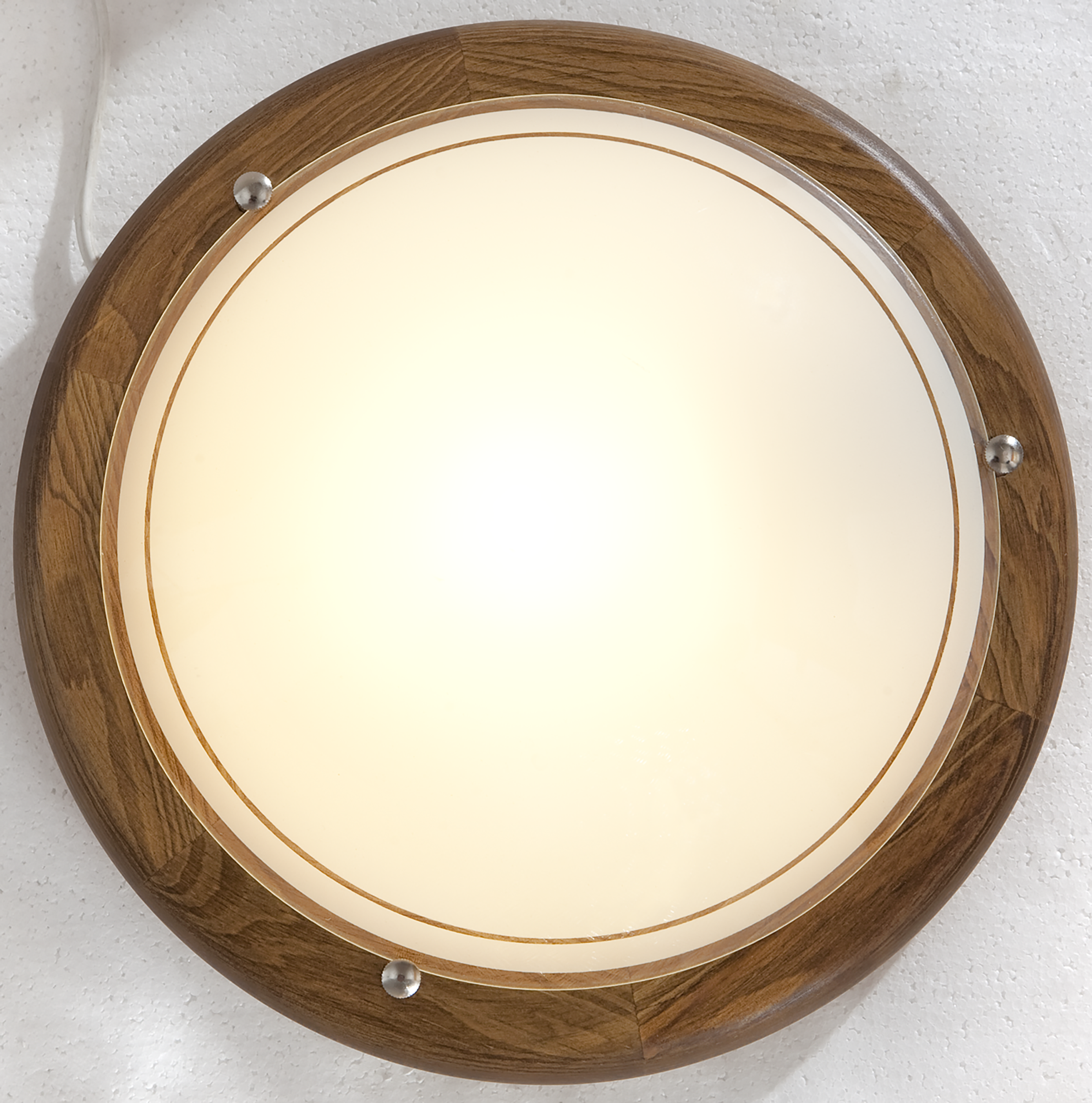 Plafon 1030 30 cm brązowo-biały E27 Candellux - 2