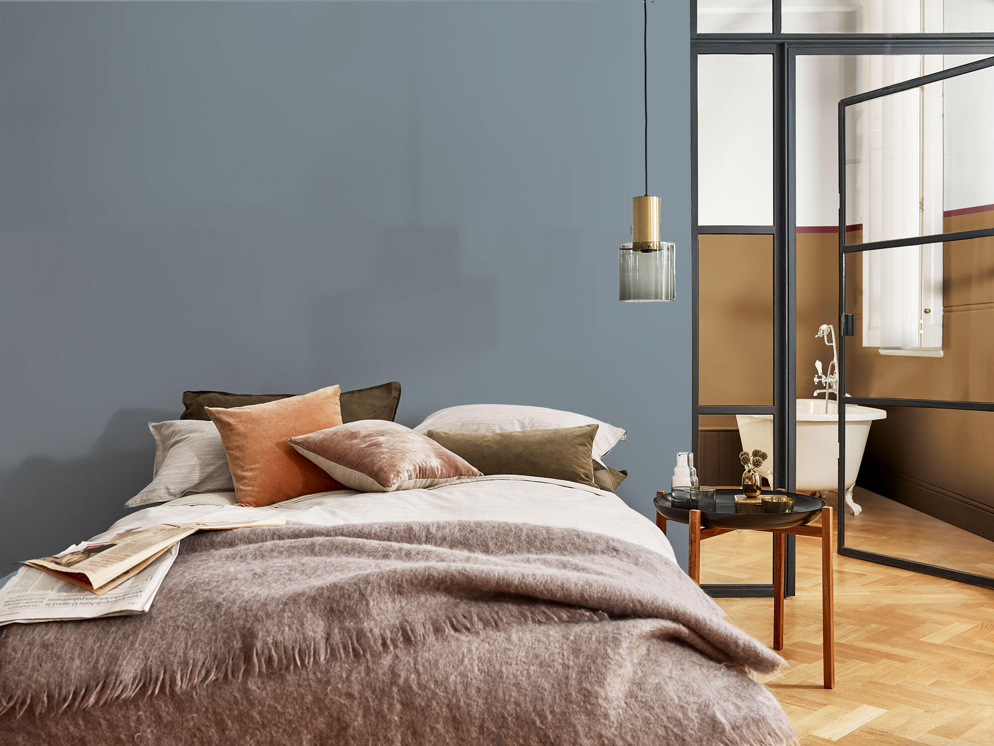 Tester de pintura Ambiance Ceramic BRUGUER color azul abeto mate profundo 30ml para paredes y techos - 5