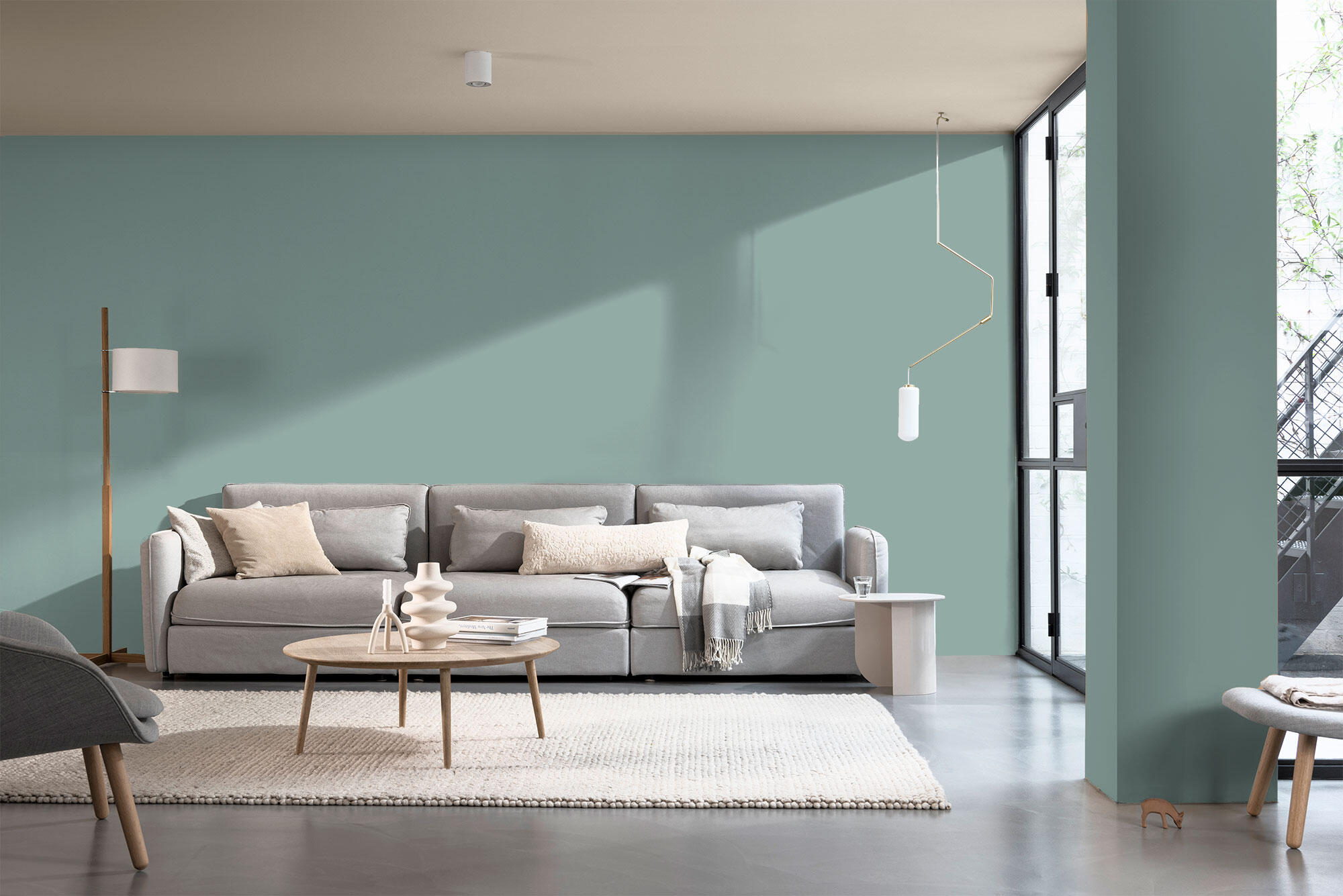 Tester de pintura Ambiance Ceramic BRUGUER color verde abeto mate profundo 30ml para paredes y techos - 5