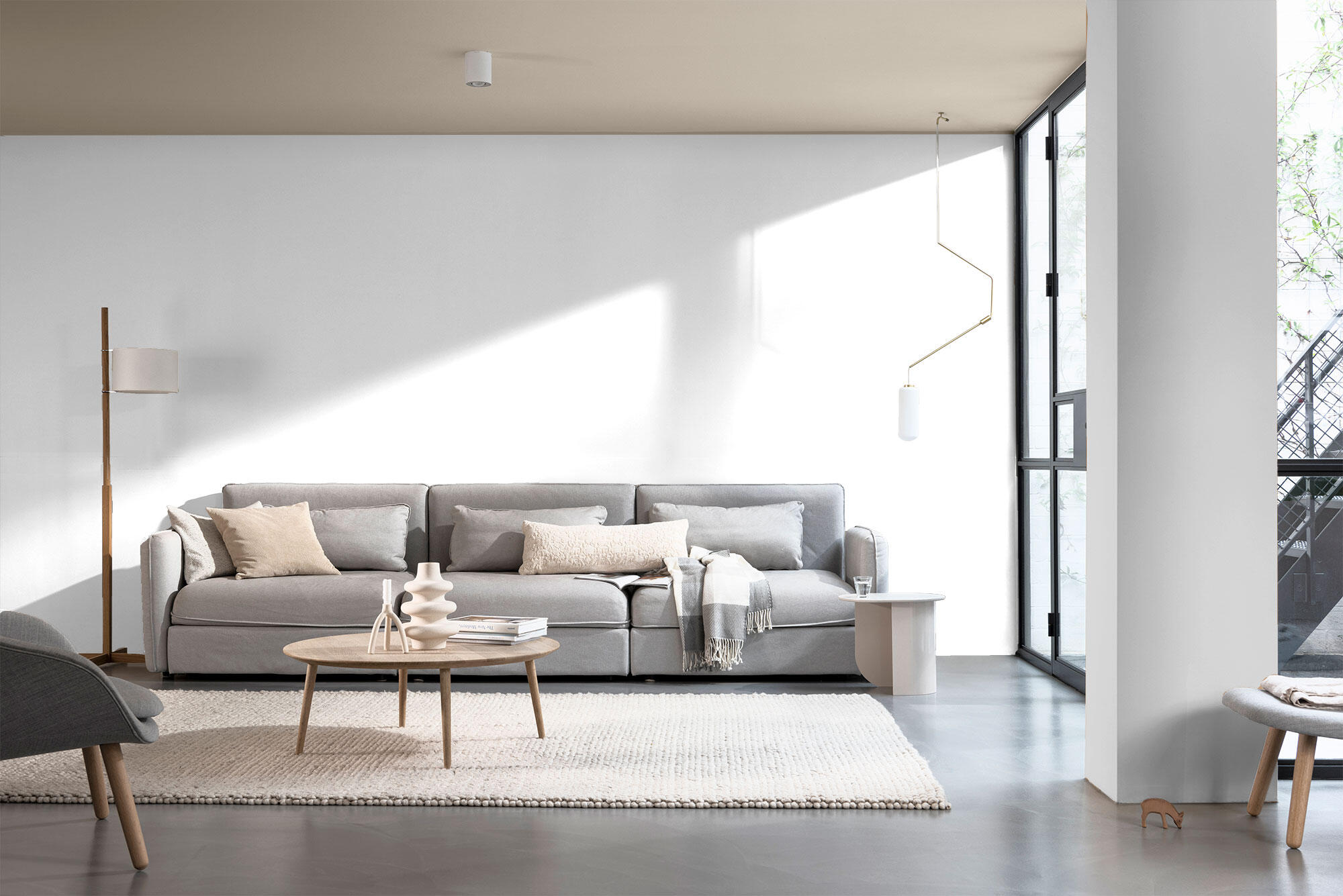 Pintura de interior Ambiance Ceramic BRUGUER color blanco mate profundo 8L para paredes y techos - 3