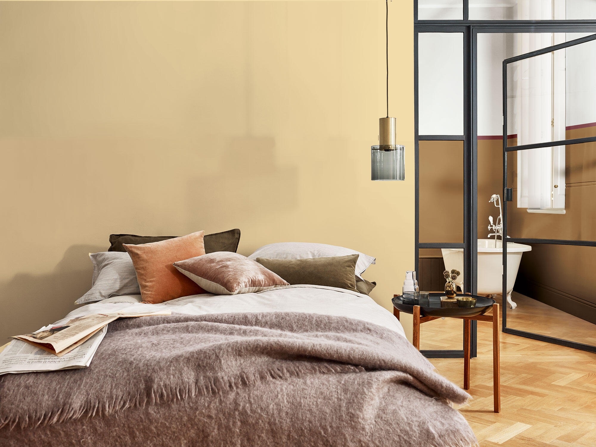 Tester de pintura Ambiance Ceramic BRUGUER color amarillo tranquilo mate profundo 30ml para paredes y techos - 5