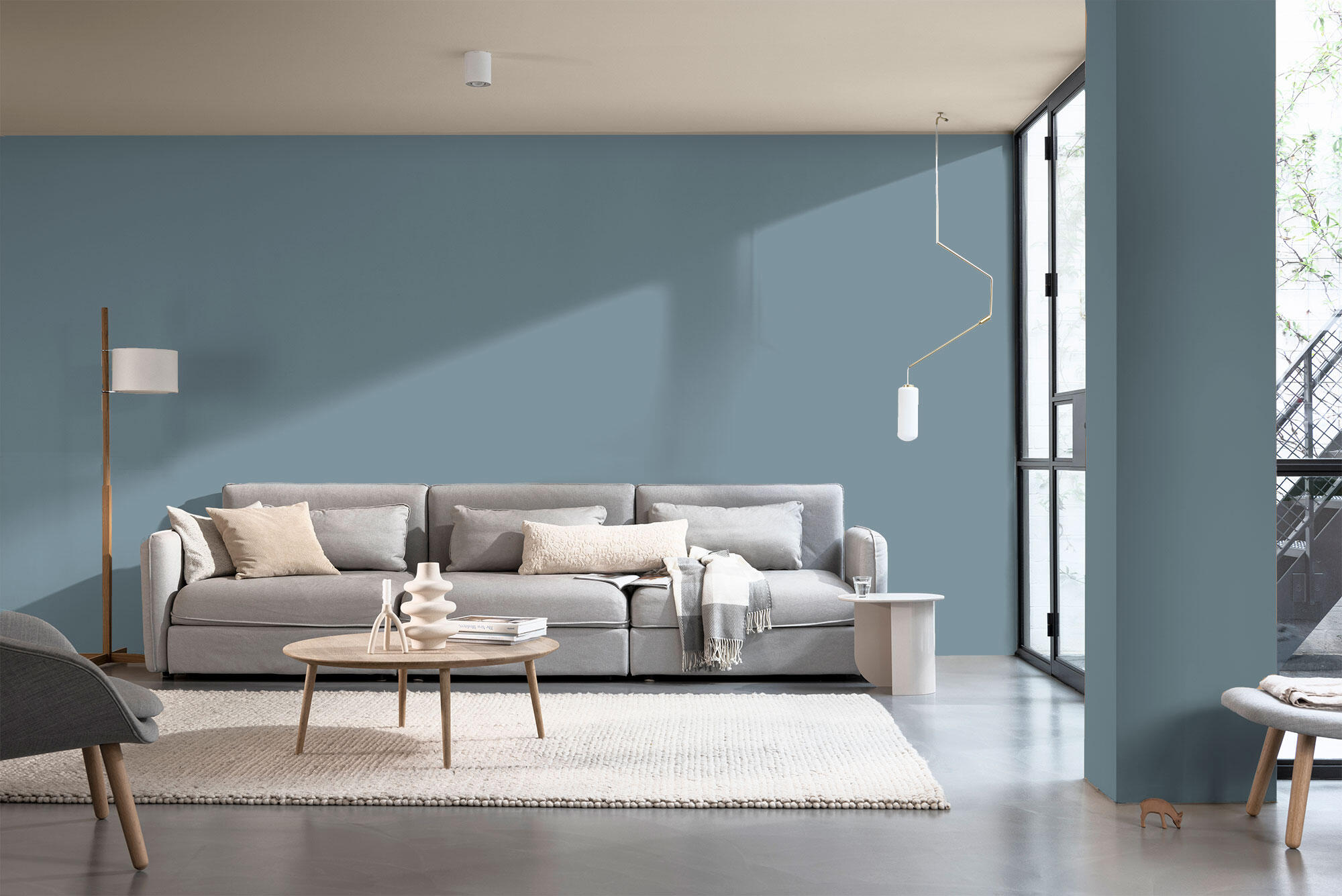 Tester de pintura Ambiance Ceramic BRUGUER color azul abeto mate profundo 30ml para paredes y techos - 4