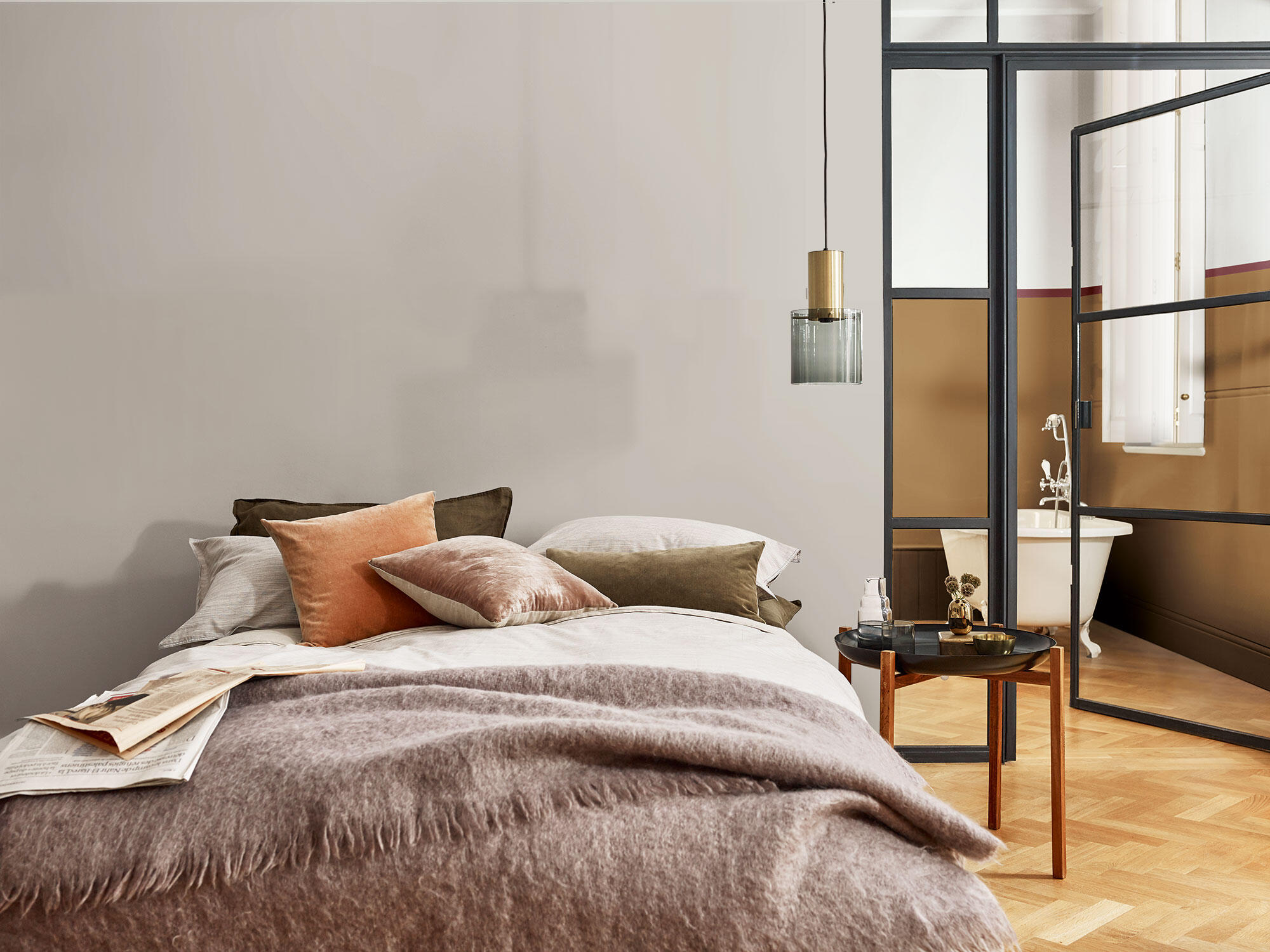 Tester de pintura AMBIANCE CERAMIC BRUGUER color marrón arena mate profundo 30ml para paredes y techos - 4