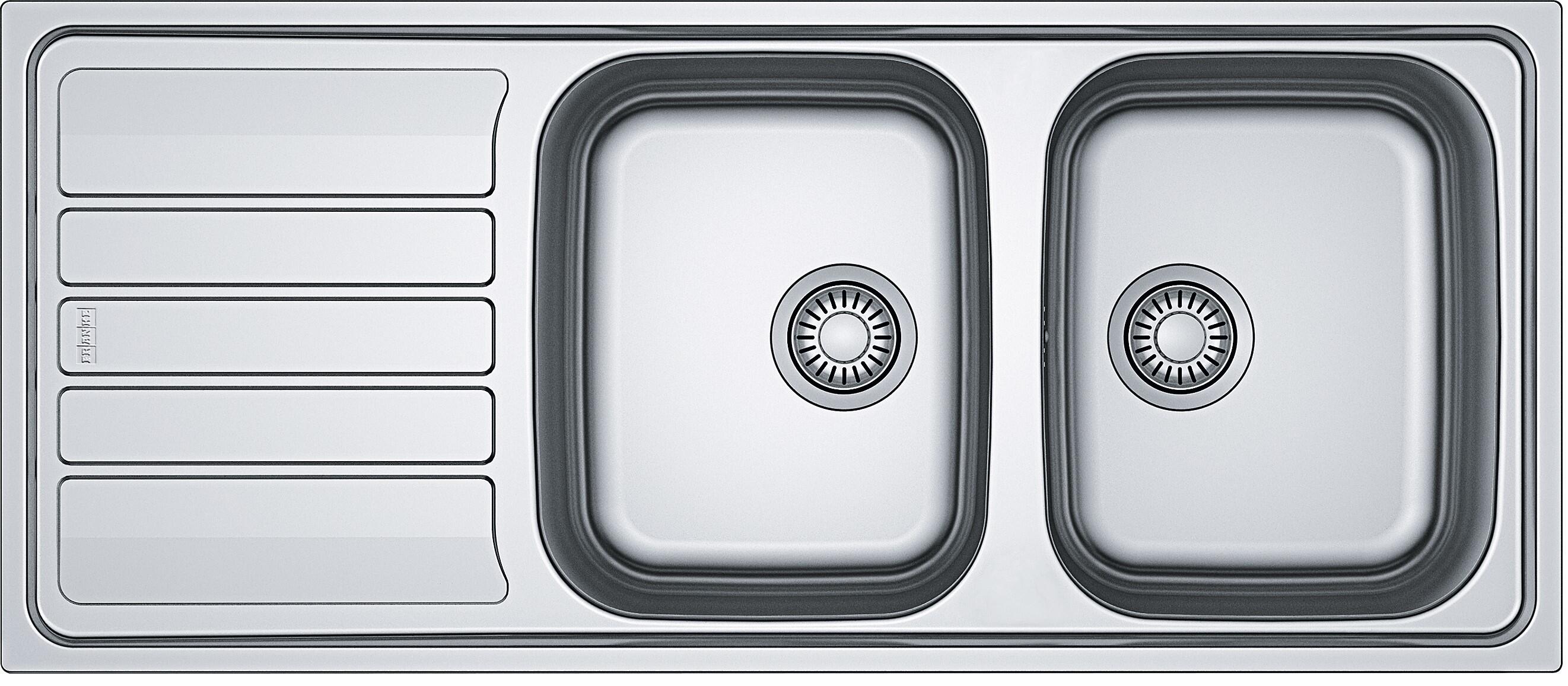 Evier Inox 2 Bacs Anti Rayure