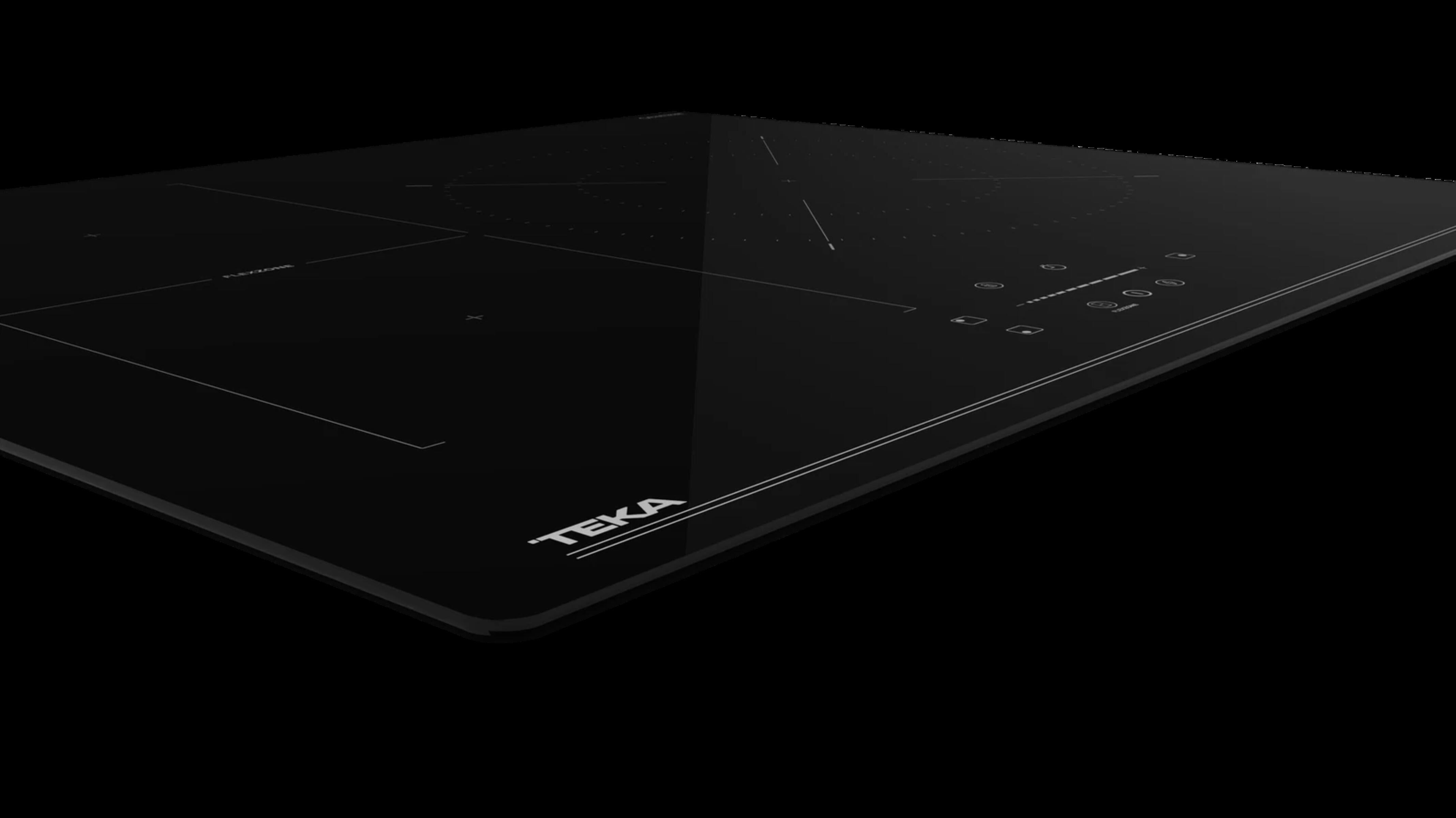 Placa de inducción TEKA IBF 63210 SSM BK con 3 zonas de cocción zona grande de 28cm y zona flex 7400 W negro 60cm - 8