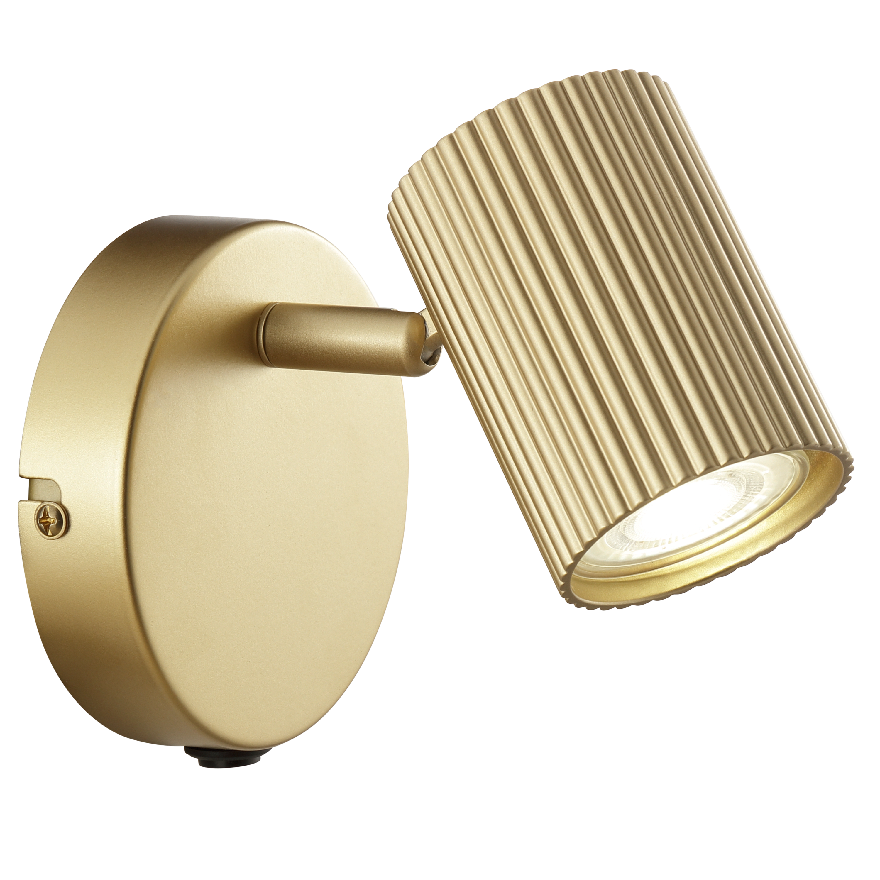 Faretto decorativo senza fonte luminosa FABIO in acciaio dorato GU10 INSPIRE - 2