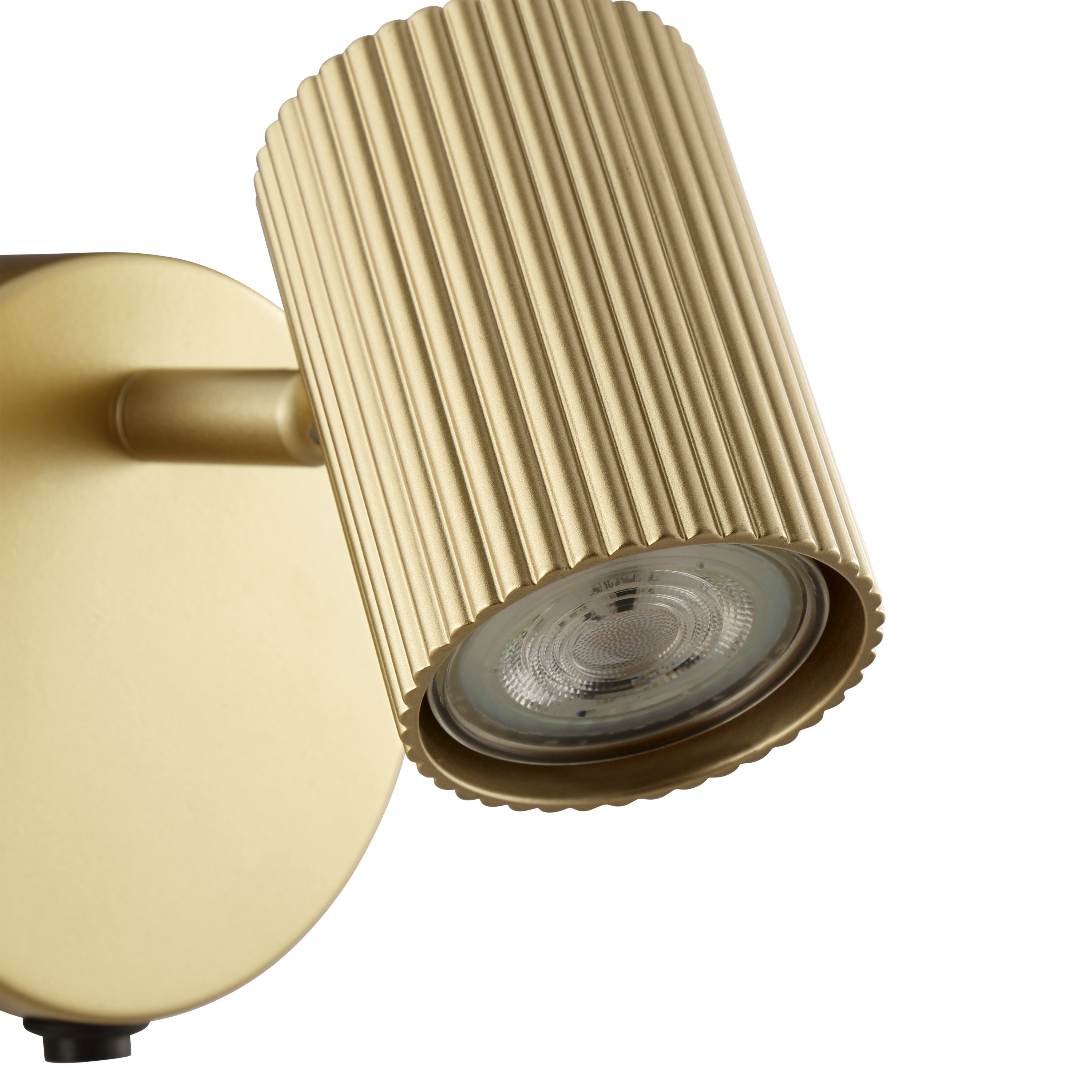 Faretto decorativo senza fonte luminosa FABIO in acciaio dorato GU10 INSPIRE - 3