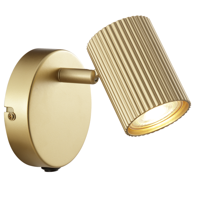 Spot Fabio, aluminium doré, GU10, INSPIRE