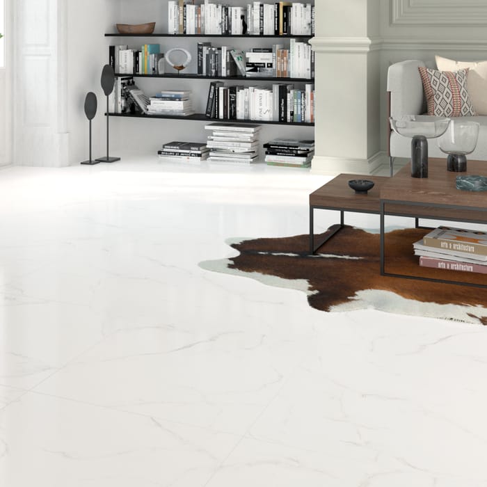 Gres szkliwiony Calacatta Silver 60x60 Artens